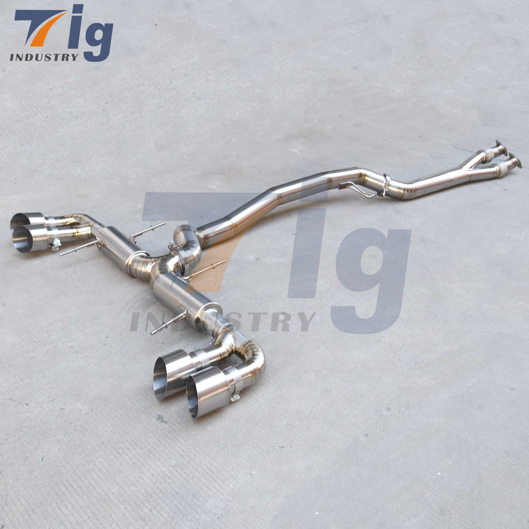 Titanium R35 GTR Monster outlaw 4" exhaust system with Gen2 downpipes kit