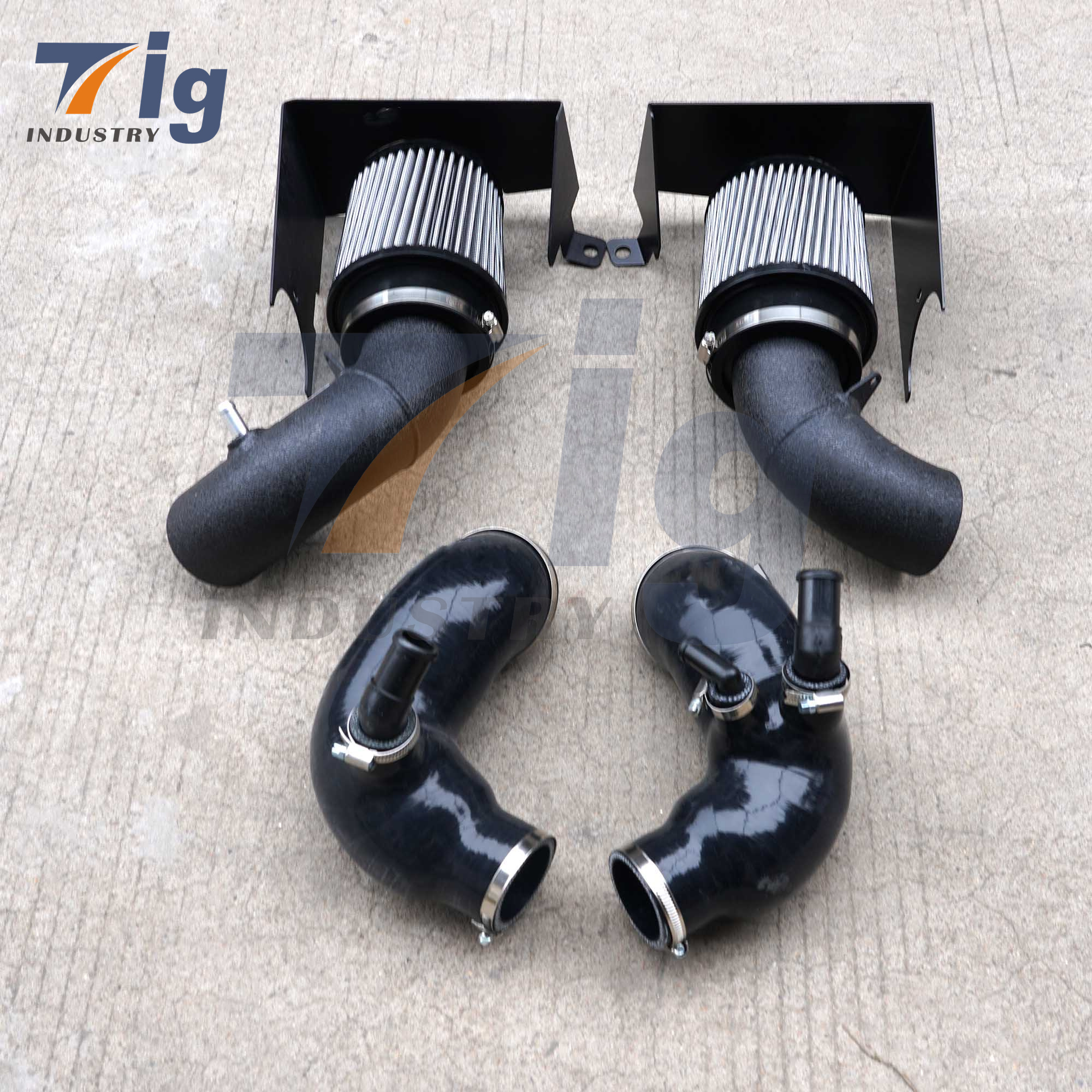 Kia Stinger Genesis G70 3.3L V6 Dual Intake Silicone Turbo Inlets