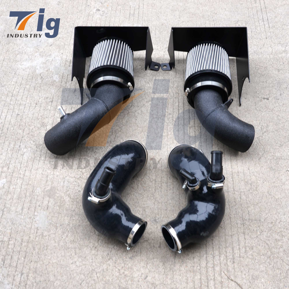 Kia Stinger Genesis G70 3.3L V6 Dual Intake Silicone Turbo Inlets