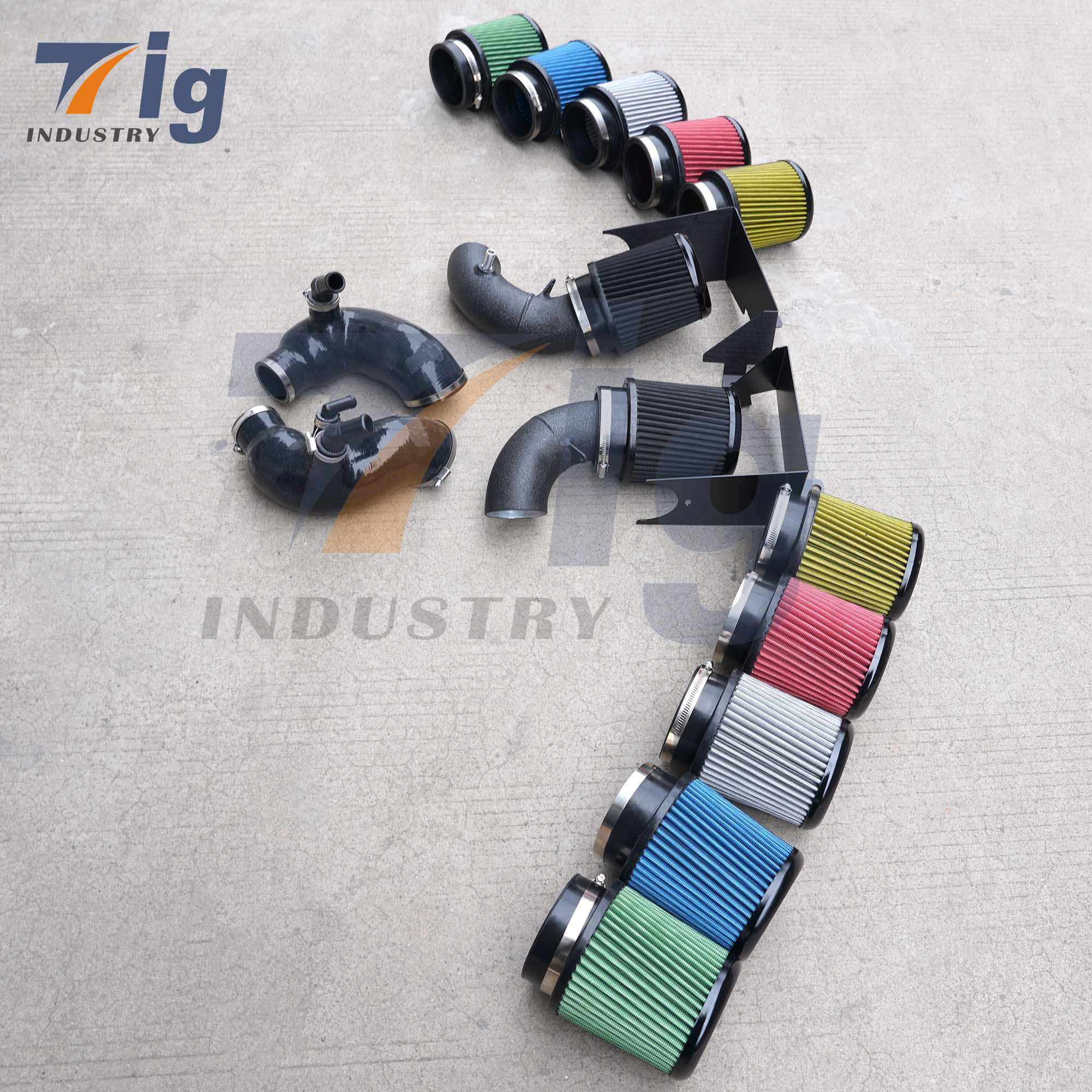 Kia Stinger Genesis G70 3.3L V6 Dual Intake Silicone Turbo Inlets
