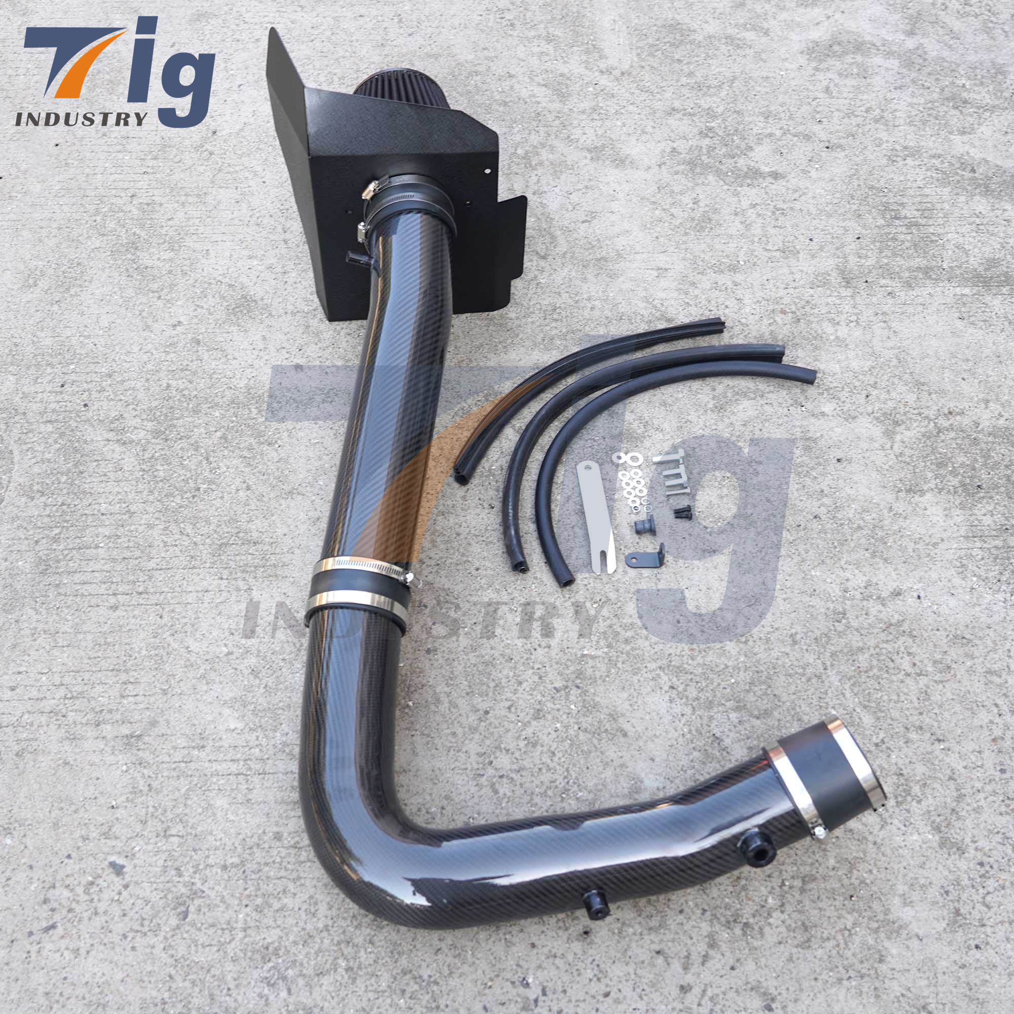 Dodge 3.6L Carbon Fiber intake Charger Challenger 300 3.6L V6 Engine 2011-2023 Heat Shield Cold Air Intake + Filter Kit