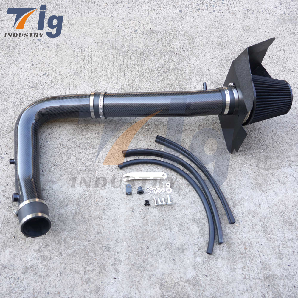 Dodge 3.6L Carbon Fiber intake Charger Challenger 300 3.6L V6 Engine 2011-2023 Heat Shield Cold Air Intake + Filter Kit