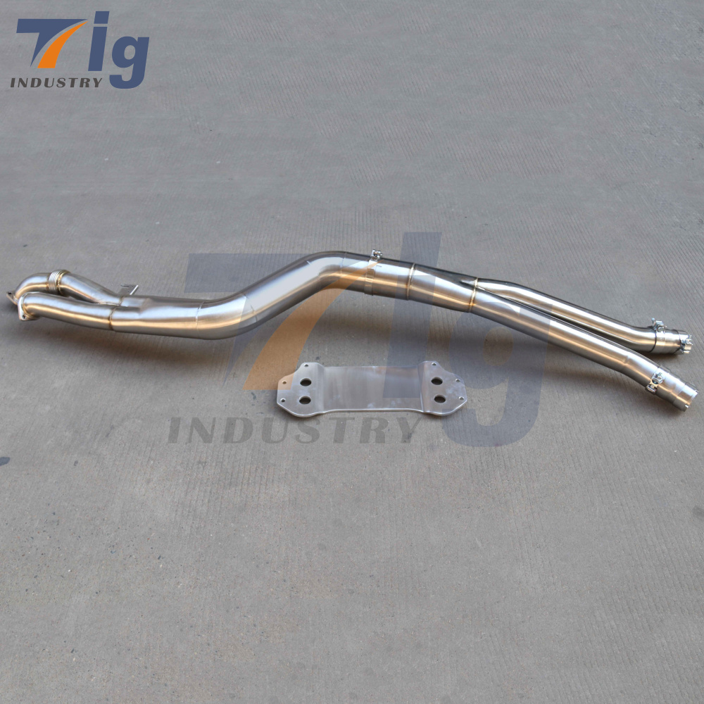 Custom Mid Pipe 4.5" SS304 BMW G80 M3 G82 M4 Midpipe Exhaust Pipe