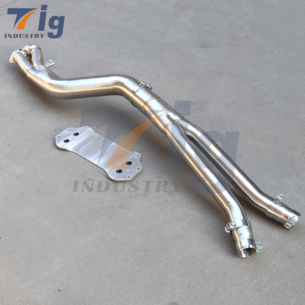Custom Mid Pipe 4.5" SS304 BMW G80 M3 G82 M4 Midpipe Exhaust Pipe