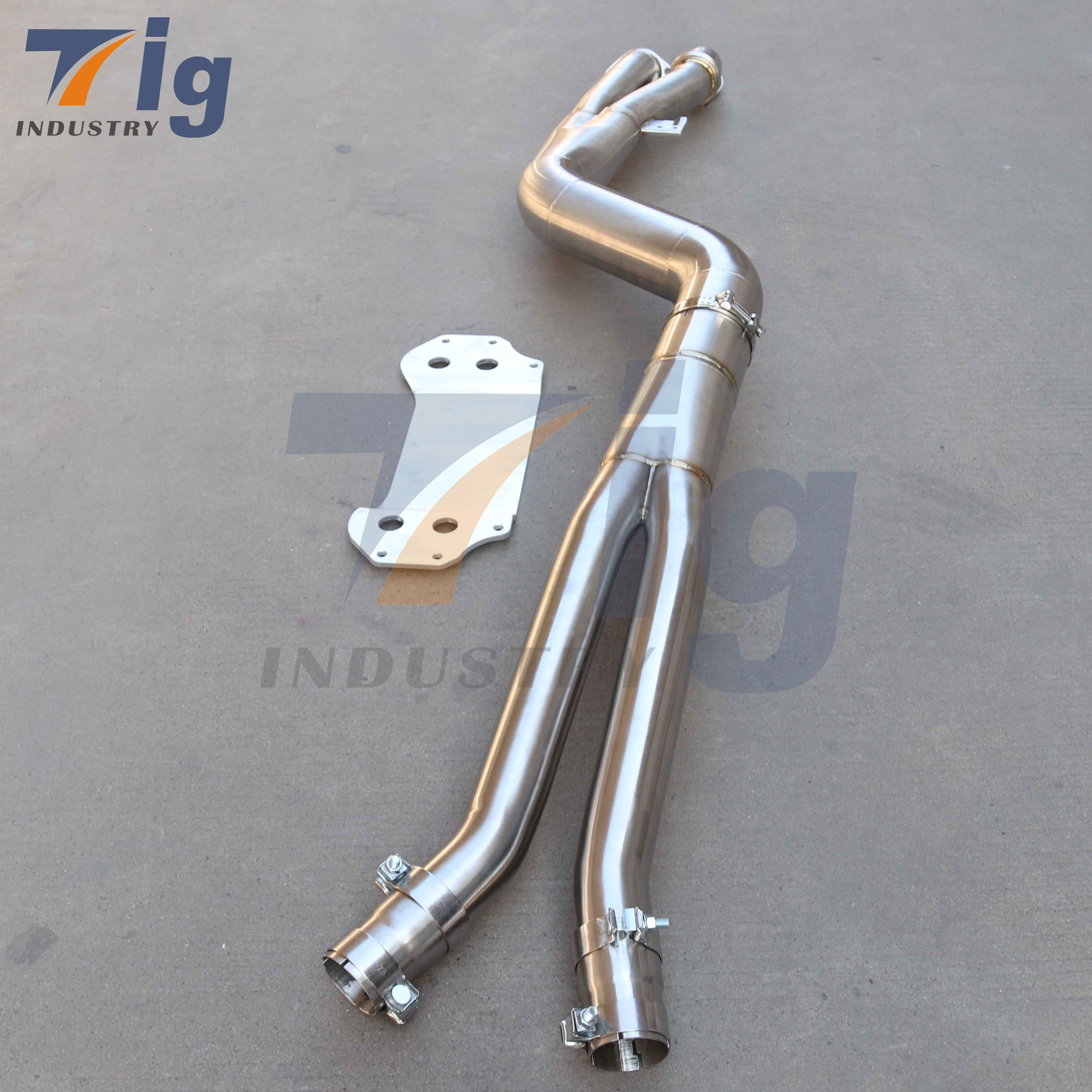 Custom Mid Pipe 4.5" SS304 BMW G80 M3 G82 M4 Midpipe Exhaust Pipe