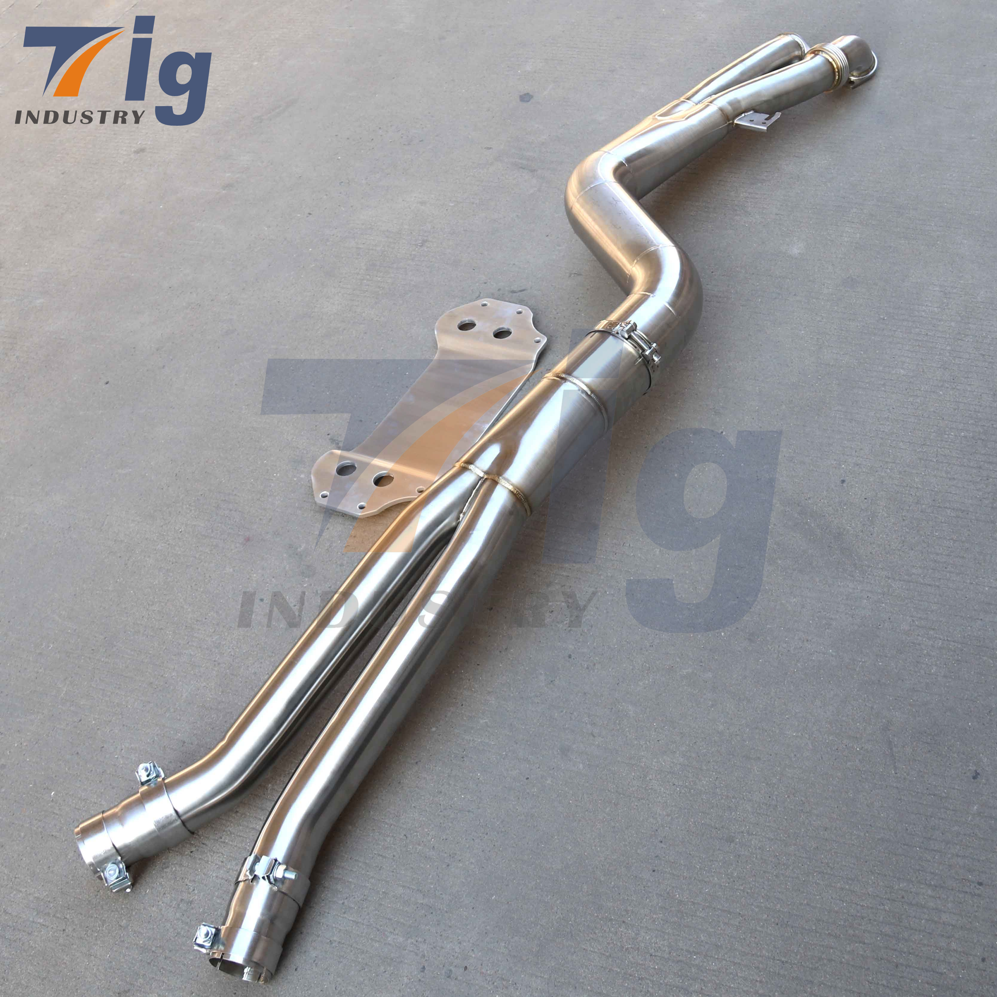 Custom Mid Pipe 4.5" SS304 BMW G80 M3 G82 M4 Midpipe Exhaust Pipe