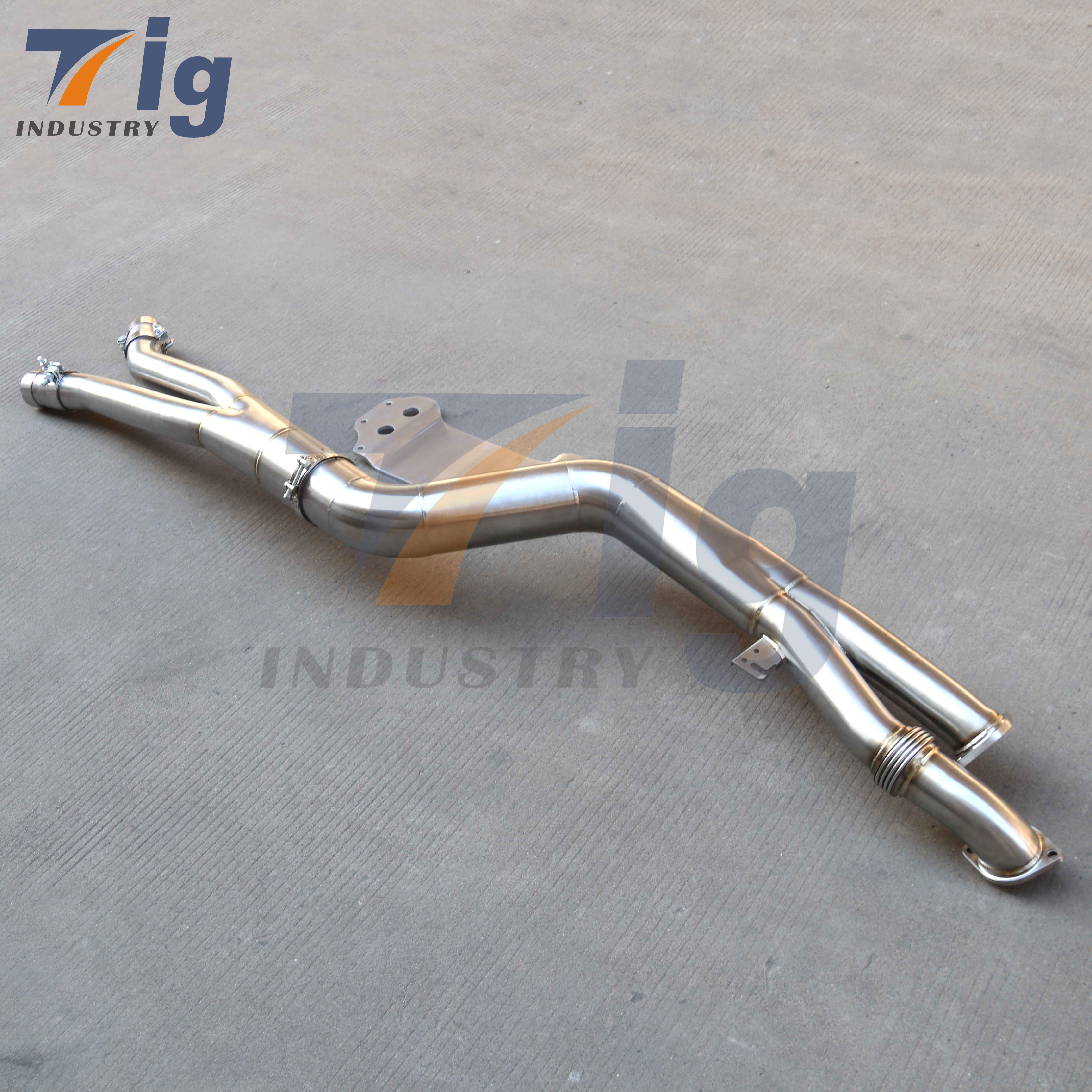 Custom Mid Pipe 4.5" SS304 BMW G80 M3 G82 M4 Midpipe Exhaust Pipe