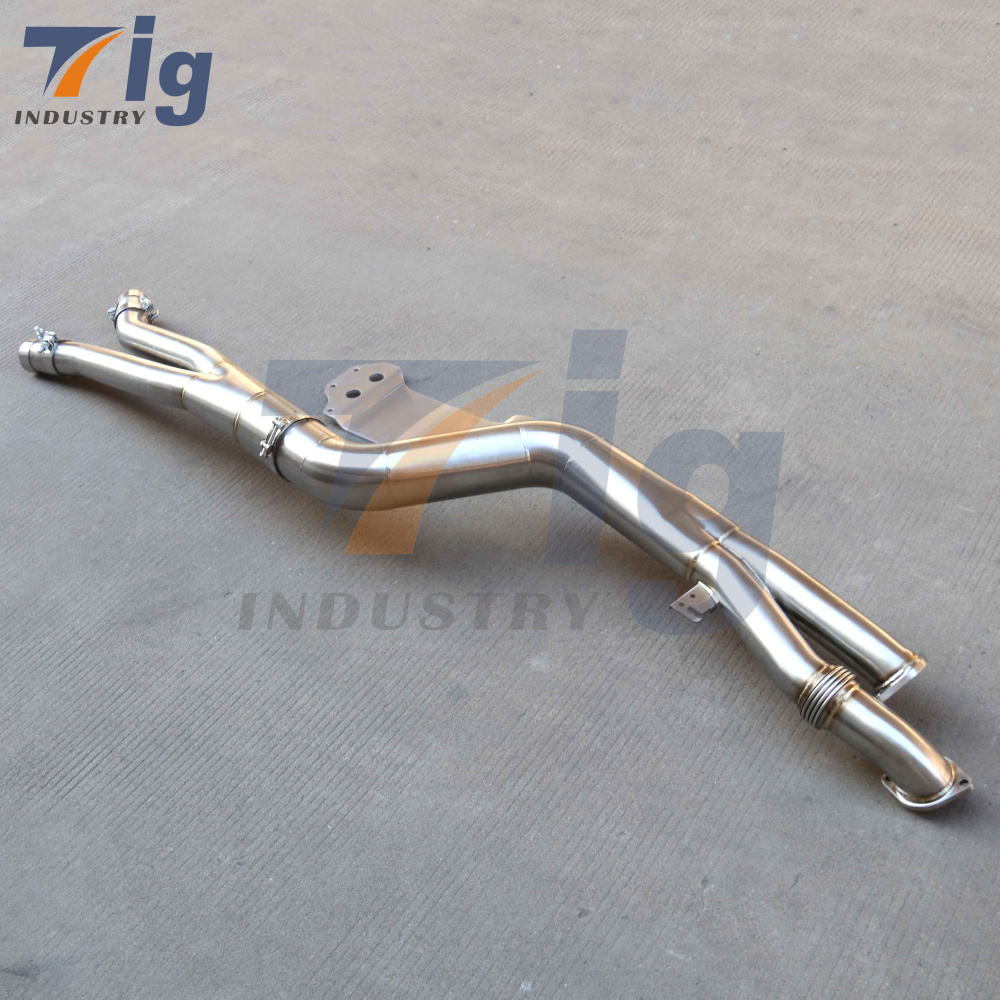 Custom Mid Pipe 4.5" SS304 BMW G80 M3 G82 M4 Midpipe Exhaust Pipe