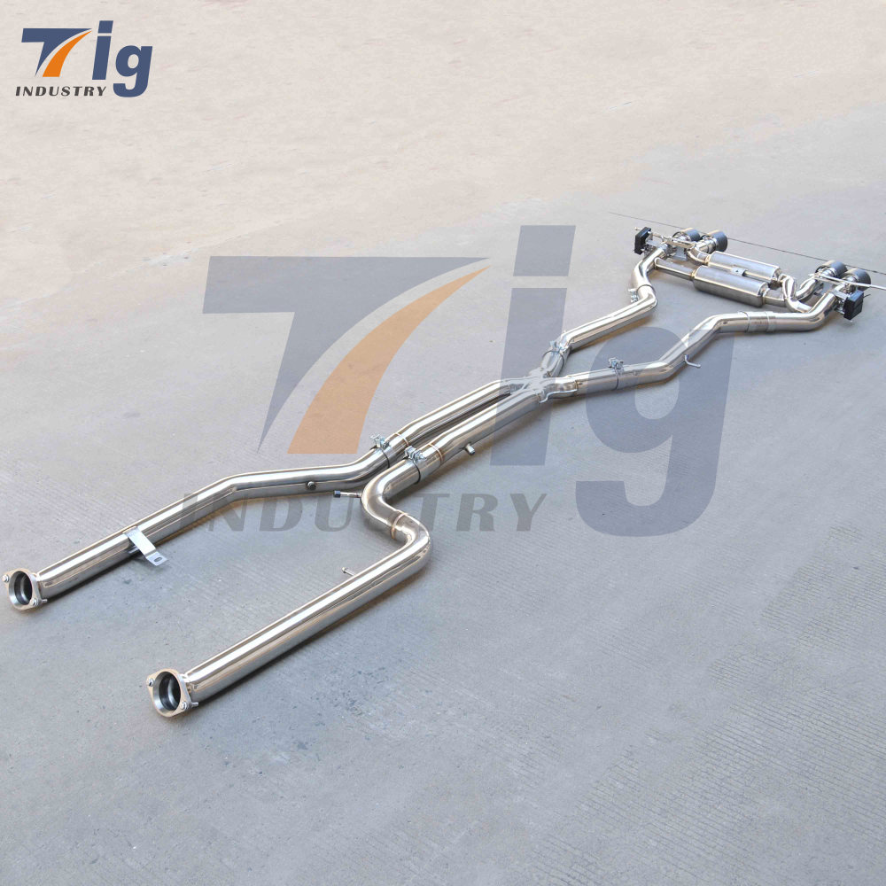 S58 G80 G82 M3 M4 Twin Tube SS304 Exhaust Catback