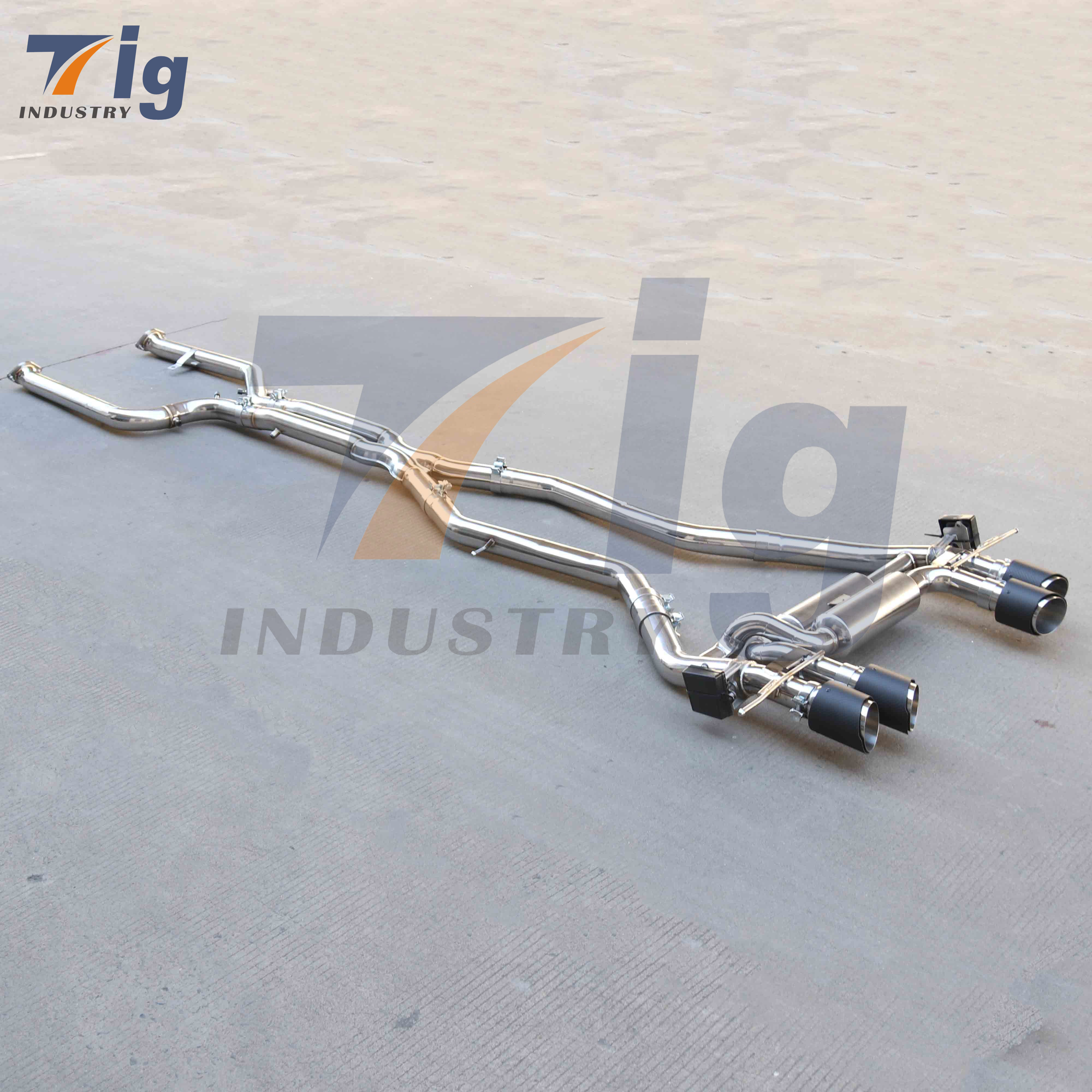 S58 G80 G82 M3 M4 Twin Tube SS304 Exhaust Catback
