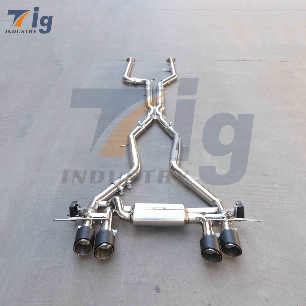 S58 G80 G82 M3 M4 Twin Tube SS304 Exhaust Catback