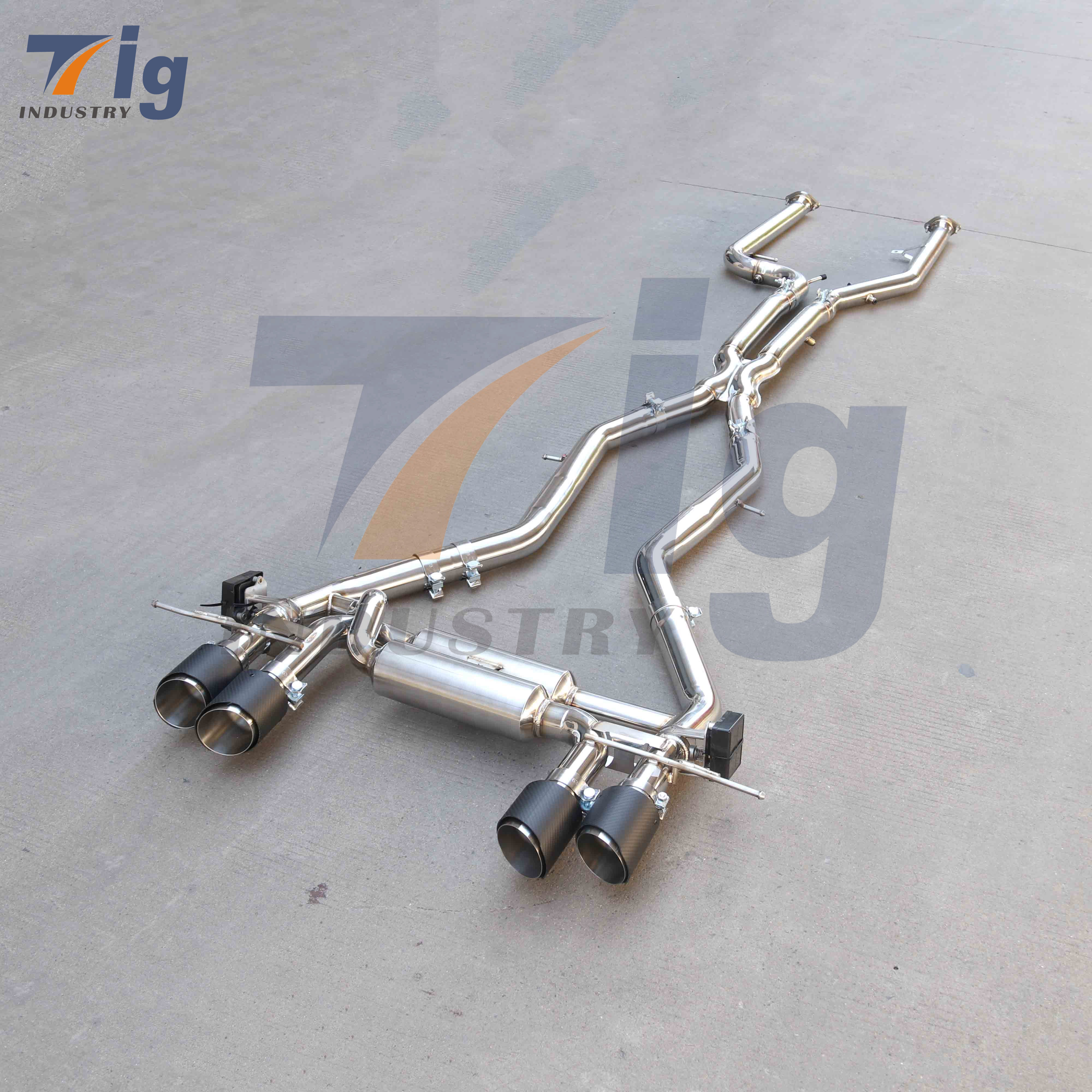 S58 G80 G82 M3 M4 Twin Tube SS304 Exhaust Catback