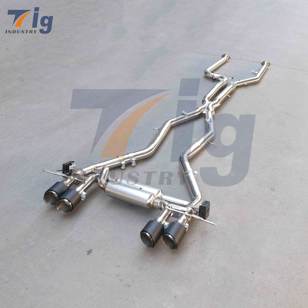 S58 G80 G82 M3 M4 Twin Tube SS304 Exhaust Catback