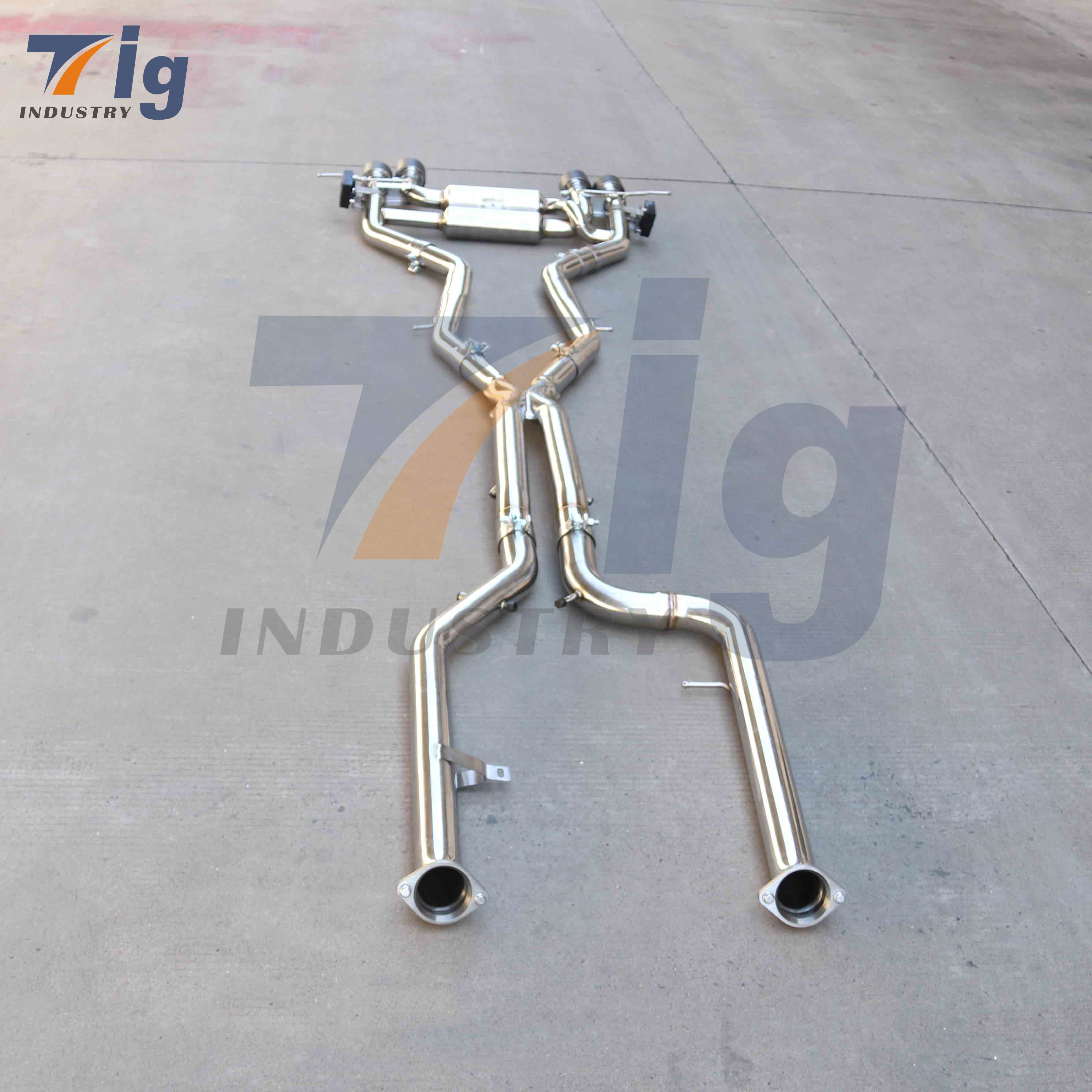 S58 G80 G82 M3 M4 Twin Tube SS304 Exhaust Catback