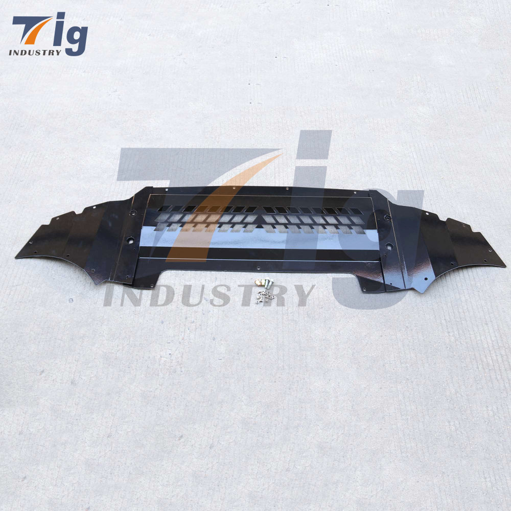BMW M2C F87 Aluminum Alloy Oil Cooler Skid Plate and Lower Engine Guard Plate