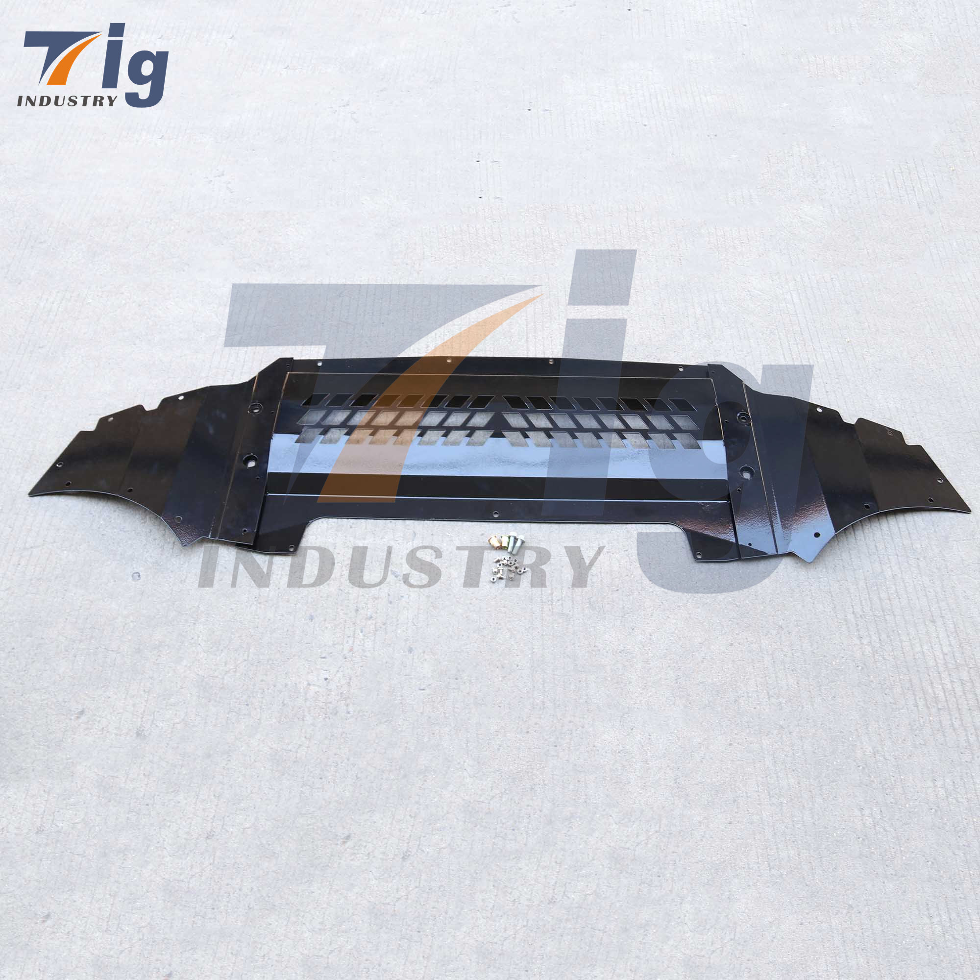 BMW M2C F87 Aluminum Alloy Oil Cooler Skid Plate and Lower Engine Guard Plate