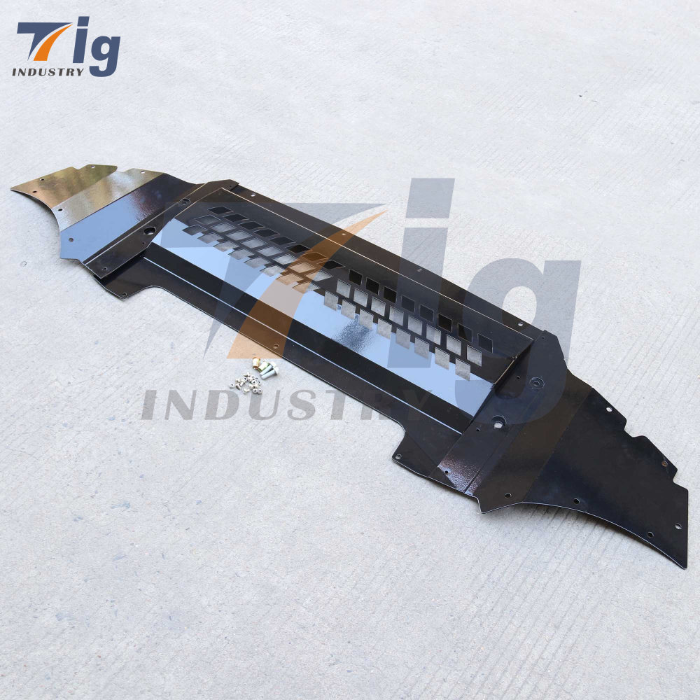 BMW M2C F87 Aluminum Alloy Oil Cooler Skid Plate and Lower Engine Guard Plate