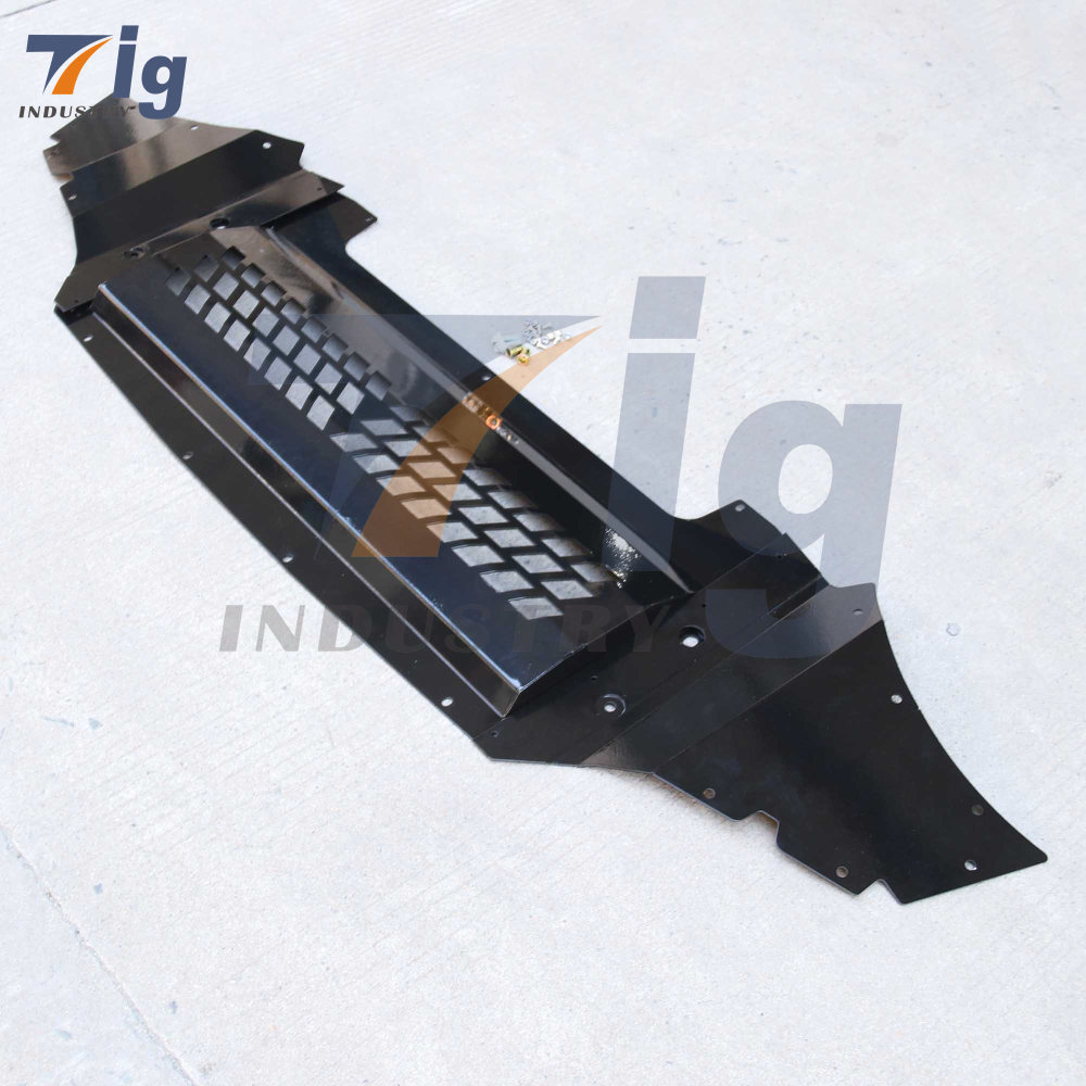 BMW M2C F87 Aluminum Alloy Oil Cooler Skid Plate and Lower Engine Guard Plate