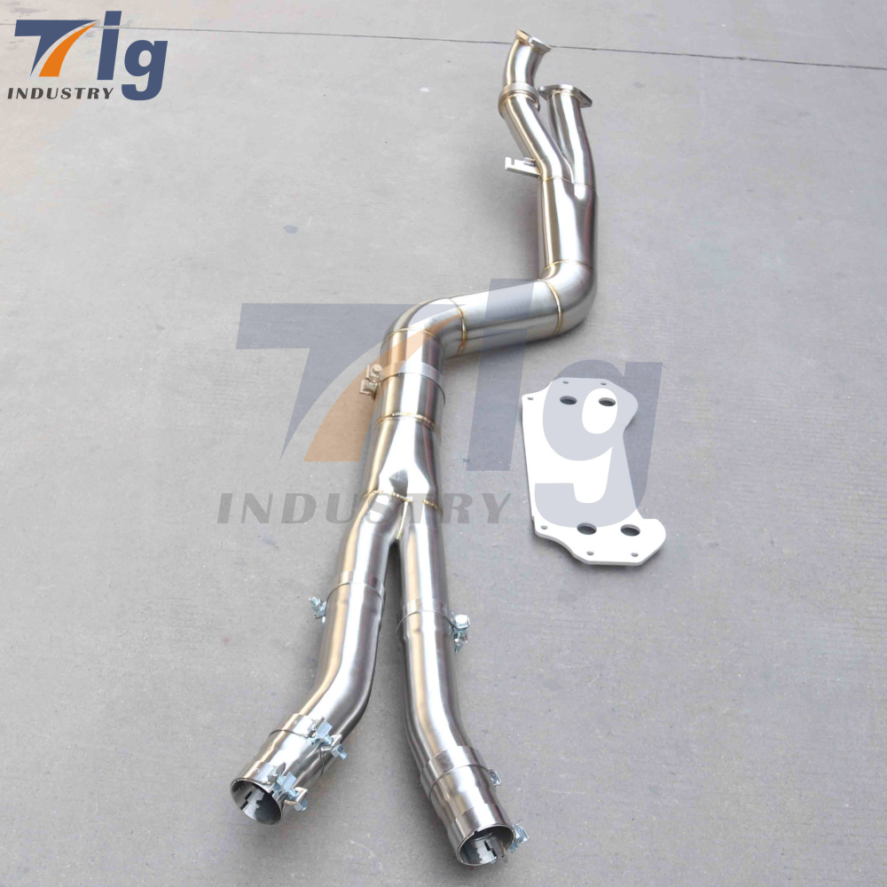 4.5" Single Midpipe For BMW G80 G81 G82 G83 M3 M4 S58 Exhaust Downpipe
