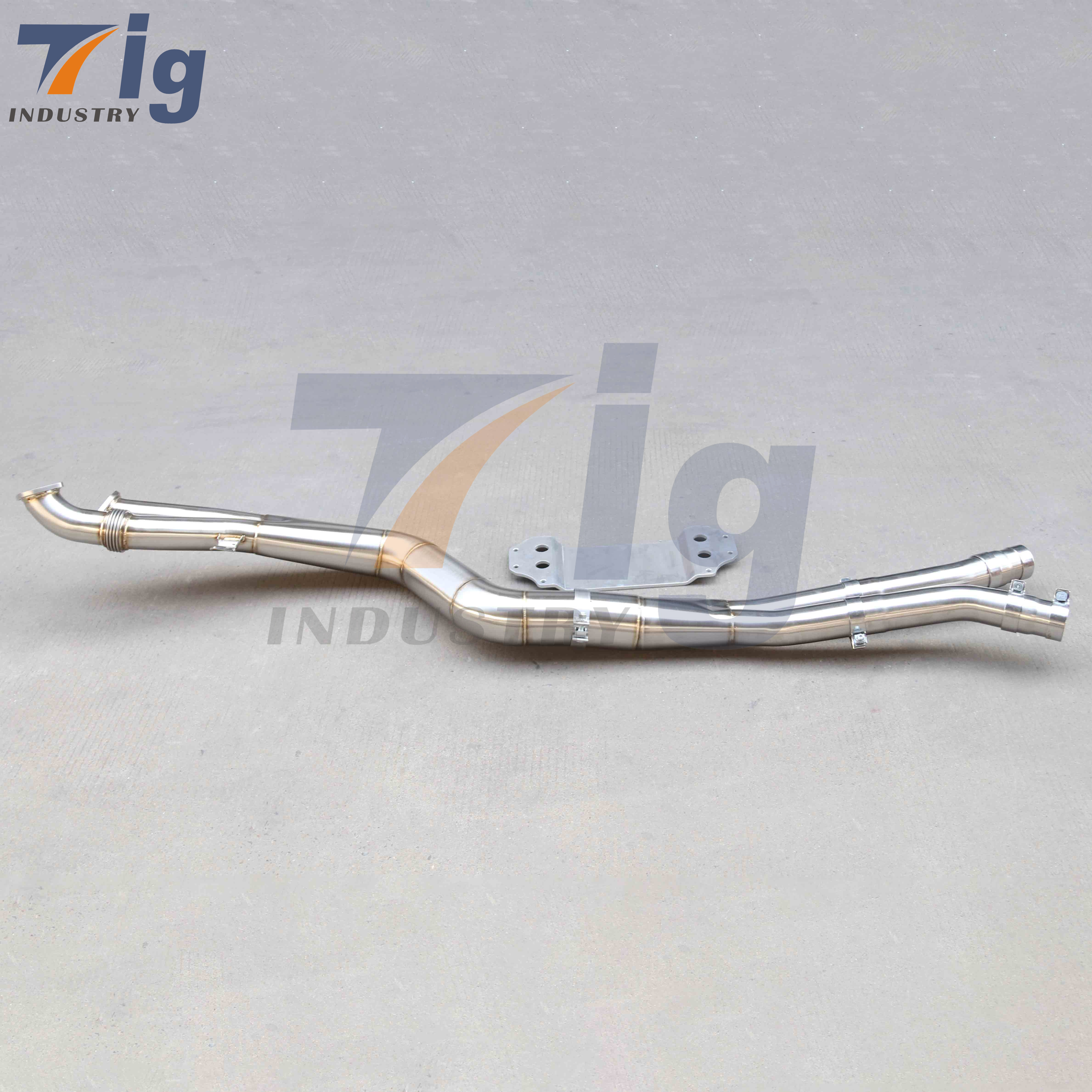 4.5" Single Midpipe For BMW G80 G81 G82 G83 M3 M4 S58 Exhaust Downpipe