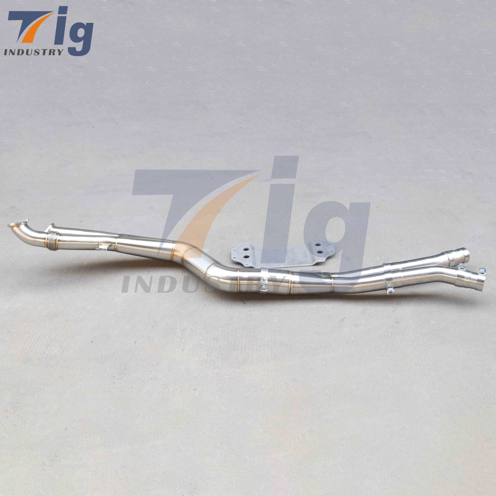 4.5" Single Midpipe For BMW G80 G81 G82 G83 M3 M4 S58 Exhaust Downpipe