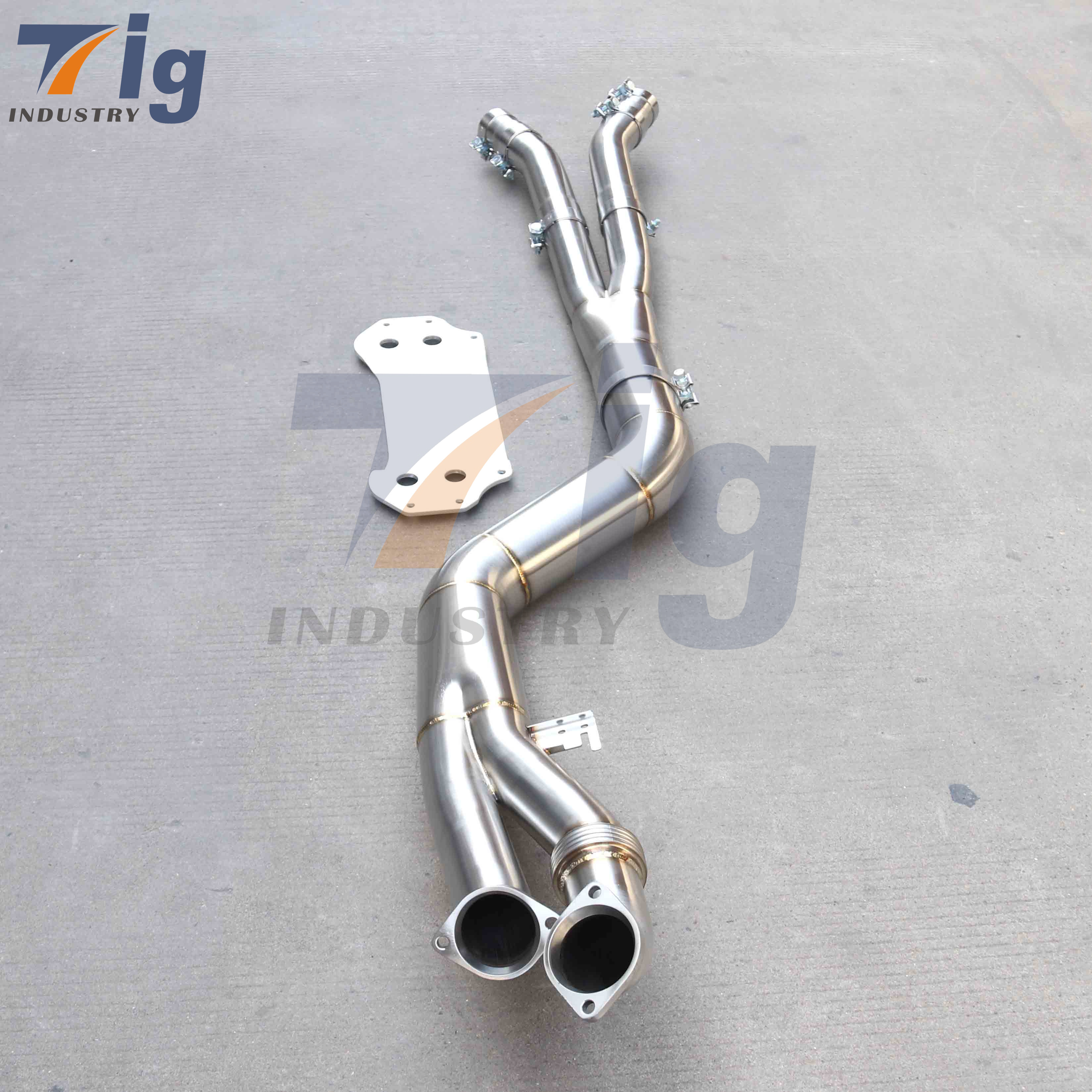 4.5" Single Midpipe For BMW G80 G81 G82 G83 M3 M4 S58 Exhaust Downpipe