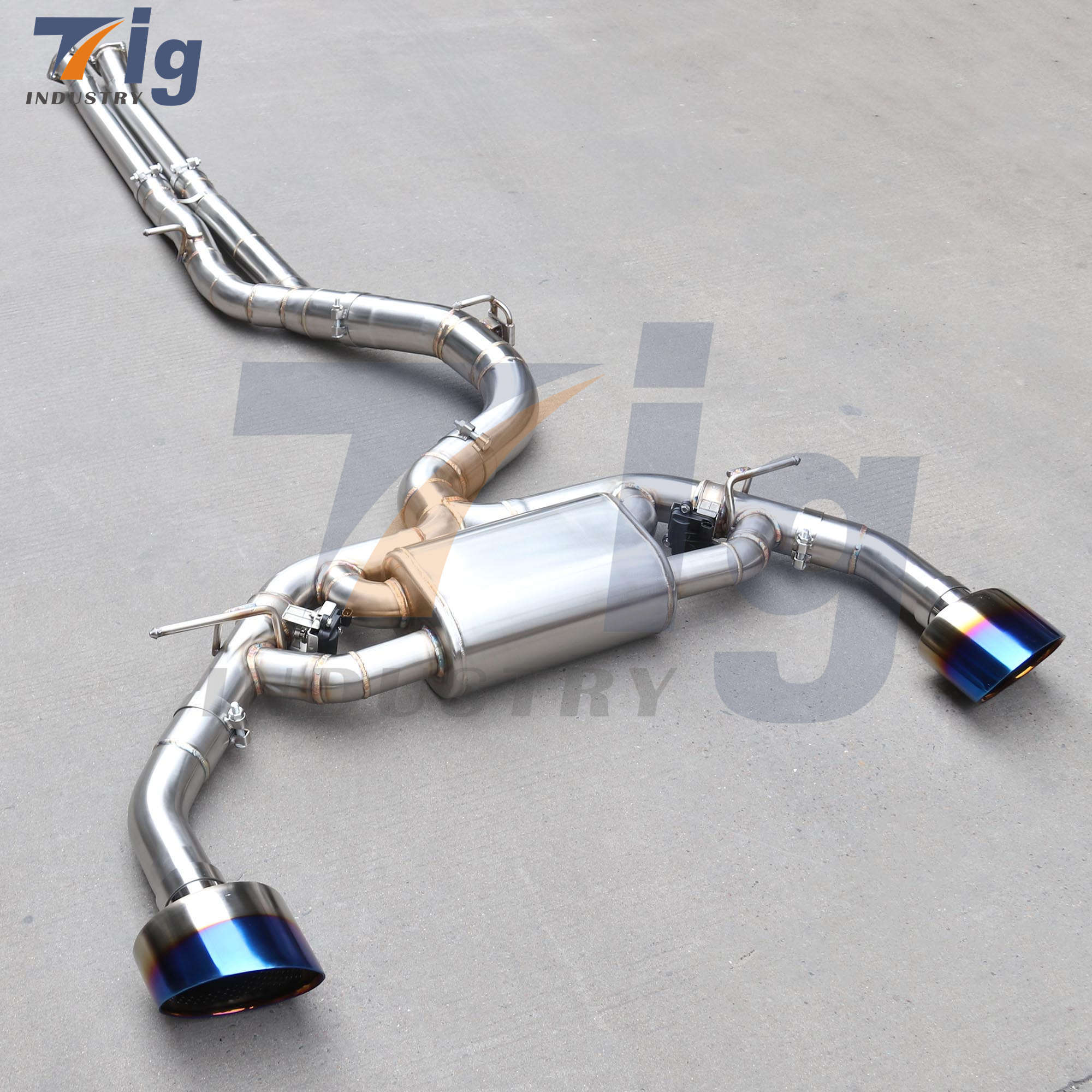 SS304 Downpipe Exhaust Audi RS3 8Y 8V Sedan Sportback with Valvetronic Catback Muffler 2017-2023