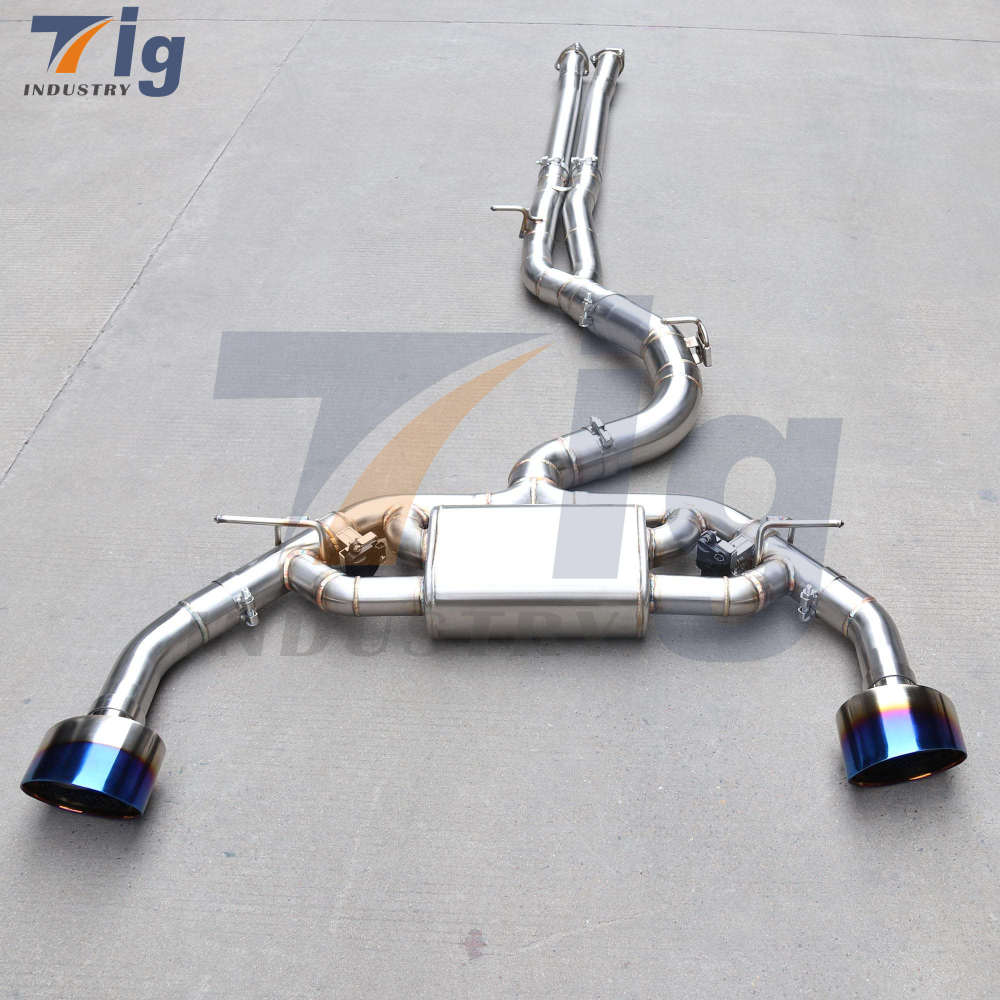 SS304 Downpipe Exhaust Audi RS3 8Y 8V Sedan Sportback with Valvetronic Catback Muffler 2017-2023