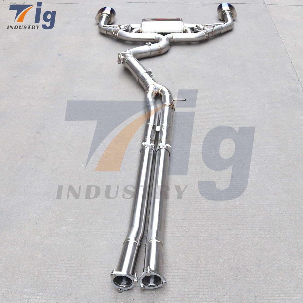 SS304 Downpipe Exhaust Audi RS3 8Y 8V Sedan Sportback with Valvetronic Catback Muffler 2017-2023