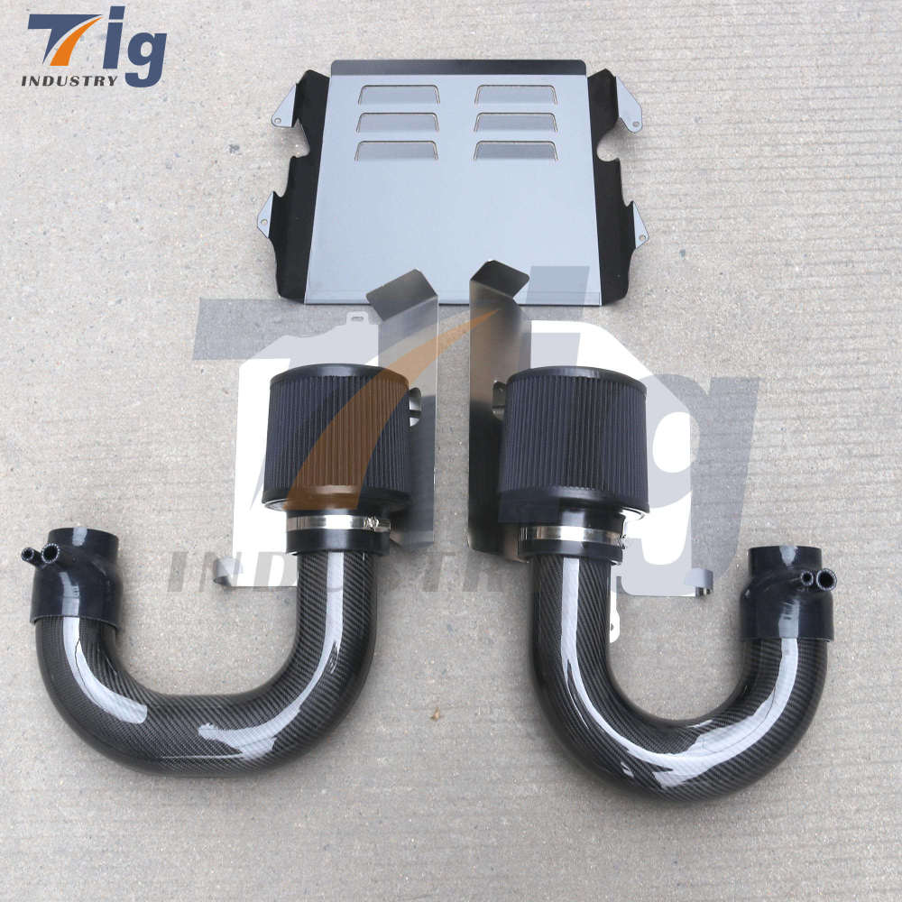 Mercedes Benz C63 C63S GLC63 GLC63S 3″ AMG Dry Carbon Fiber Intake Kit with Heat Shield