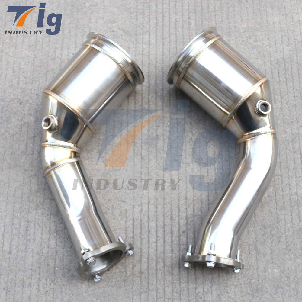 SS304 High Flow Turbo Downpipe For Audi RS4 RS5 B9 2.9T 2018-2023