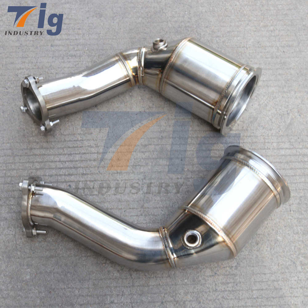 SS304 High Flow Turbo Downpipe For Audi RS4 RS5 B9 2.9T 2018-2023