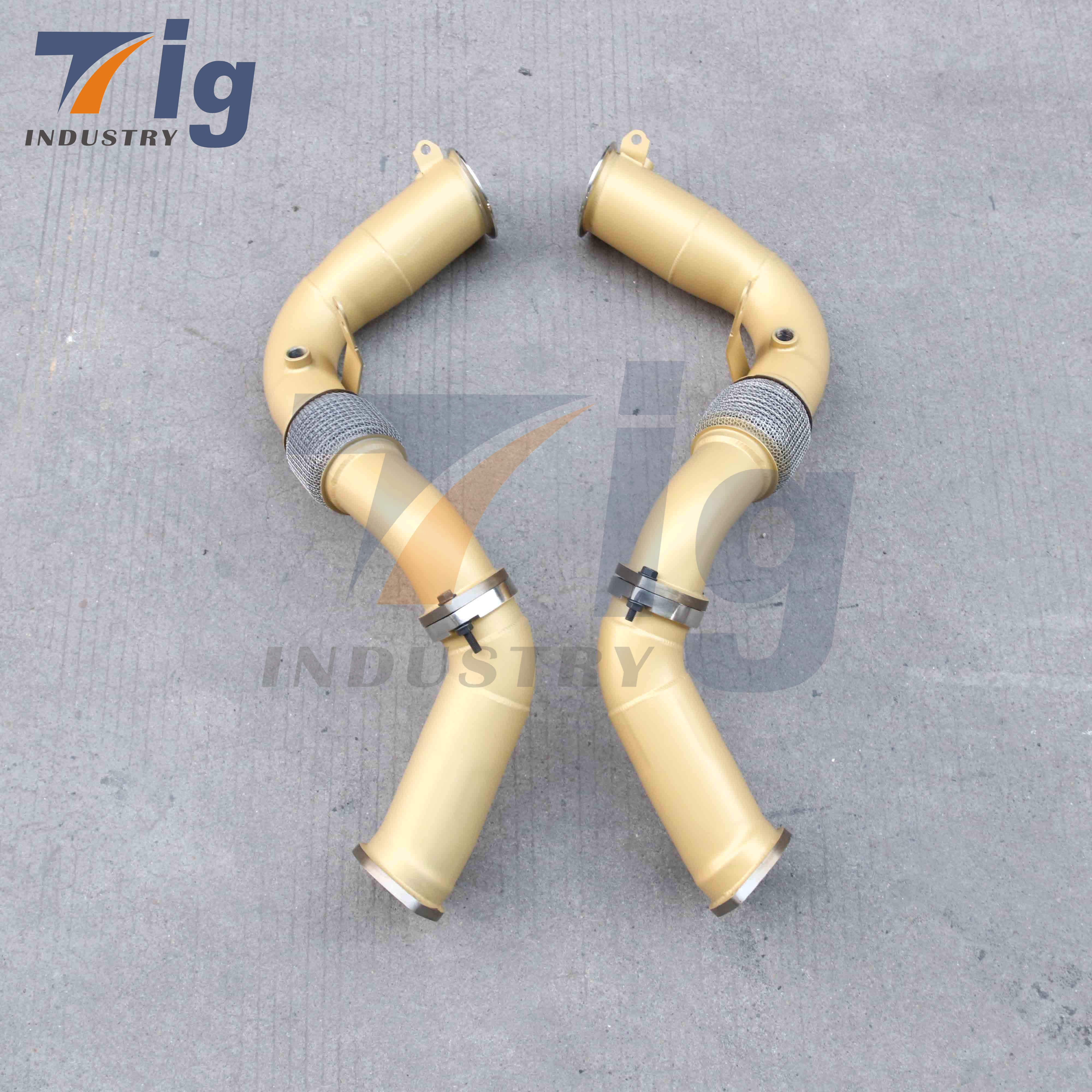 F95 F96 X5M X6M RK CATLESS Ceramic Coating DOWNPIPES S68 22-25