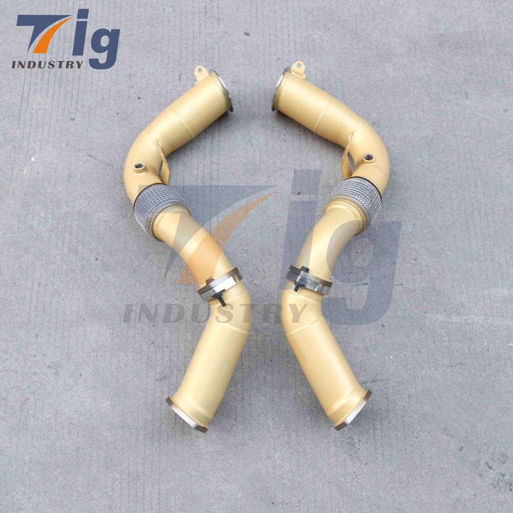 F95 F96 X5M X6M RK CATLESS Ceramic Coating DOWNPIPES S68 22-25