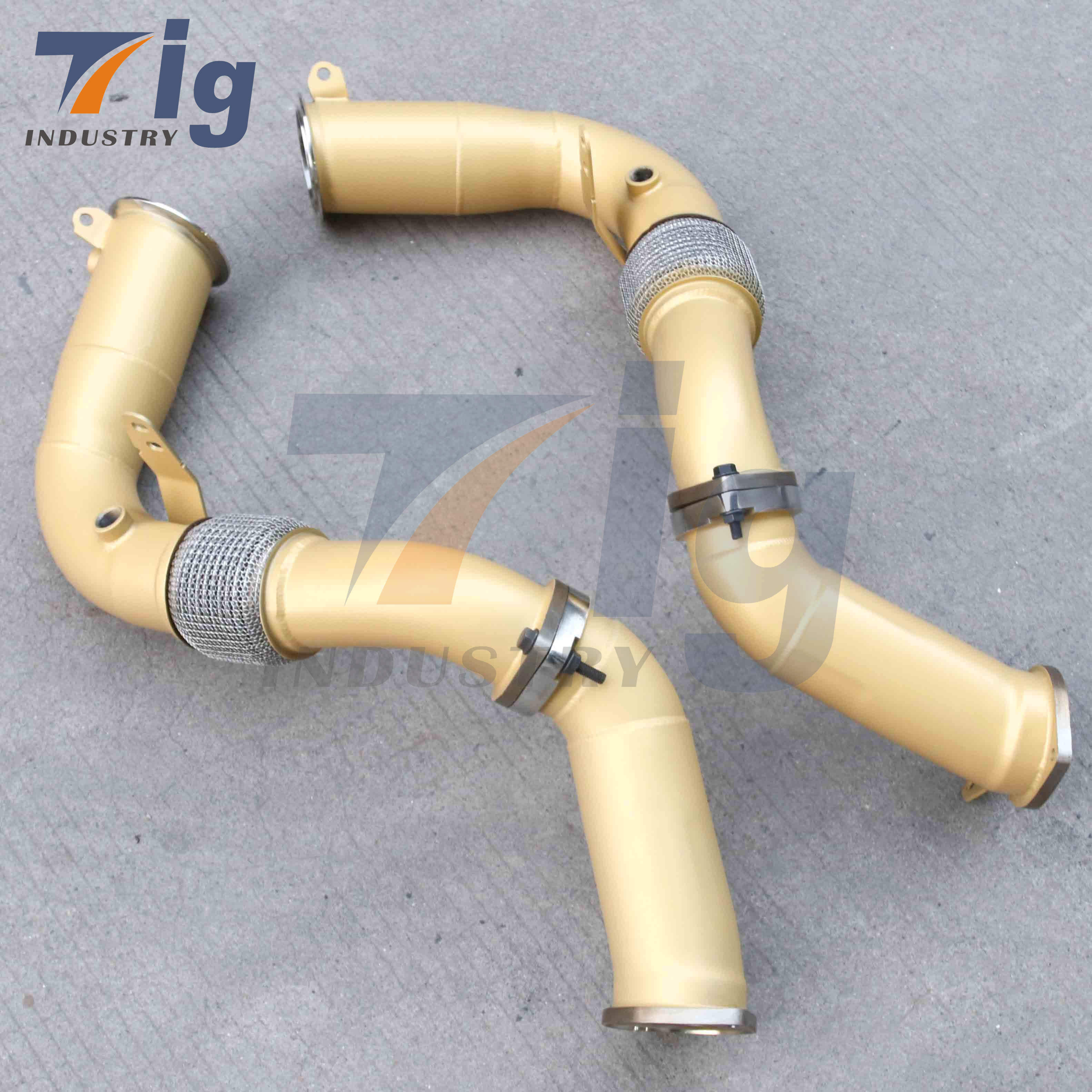 F95 F96 X5M X6M RK CATLESS Ceramic Coating DOWNPIPES S68 22-25