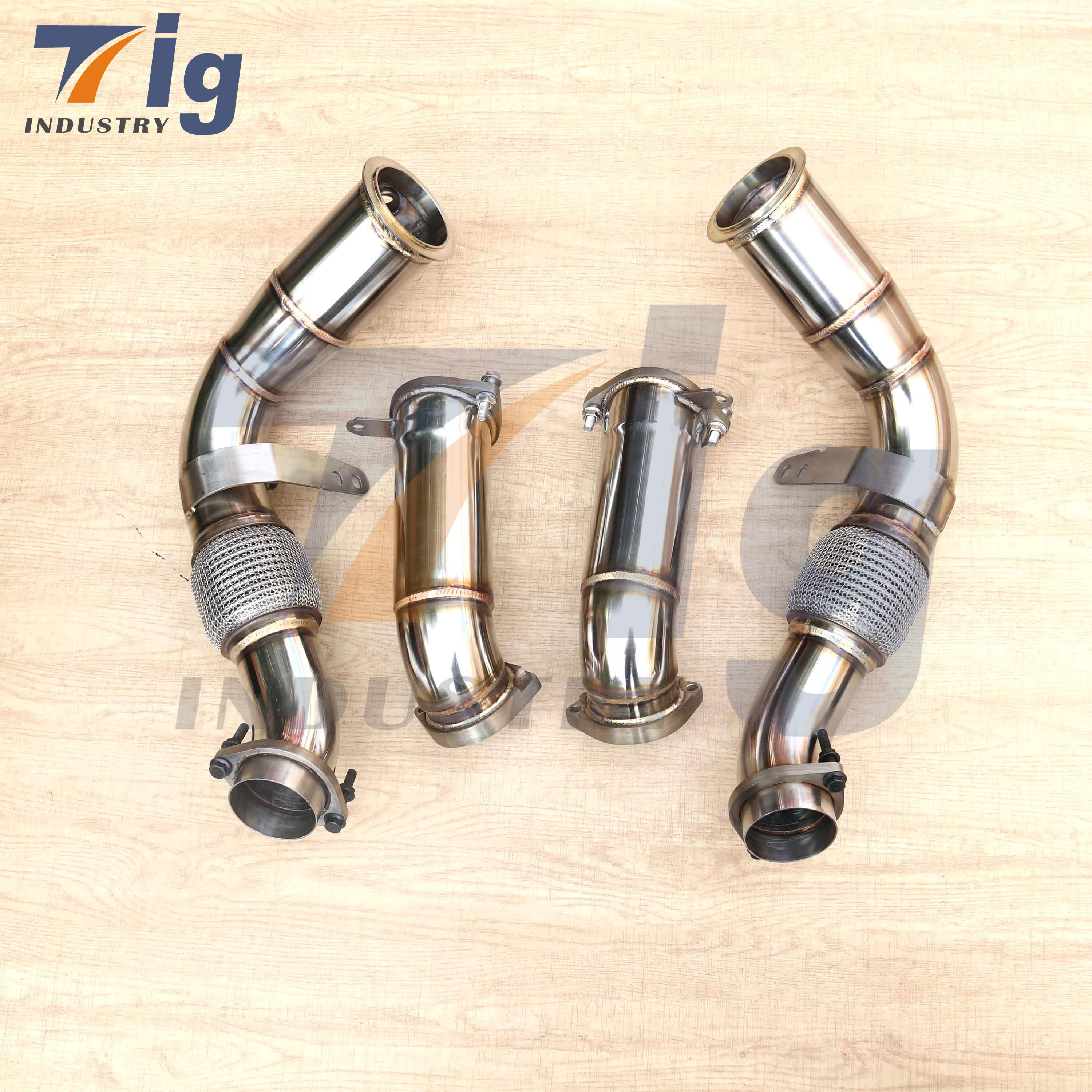 F95 F96 X5M X6M CATLESS RACE DOWNPIPES S68 2022+