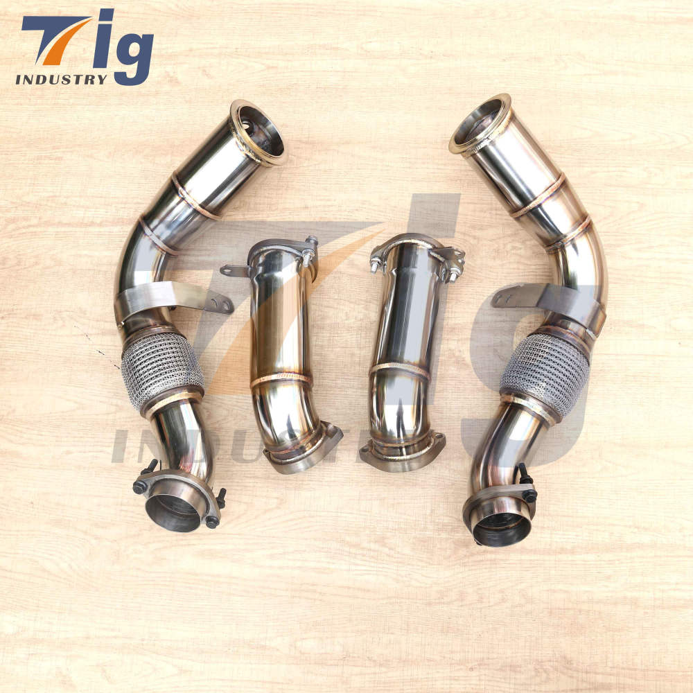 F95 F96 X5M X6M CATLESS RACE DOWNPIPES S68 2022+