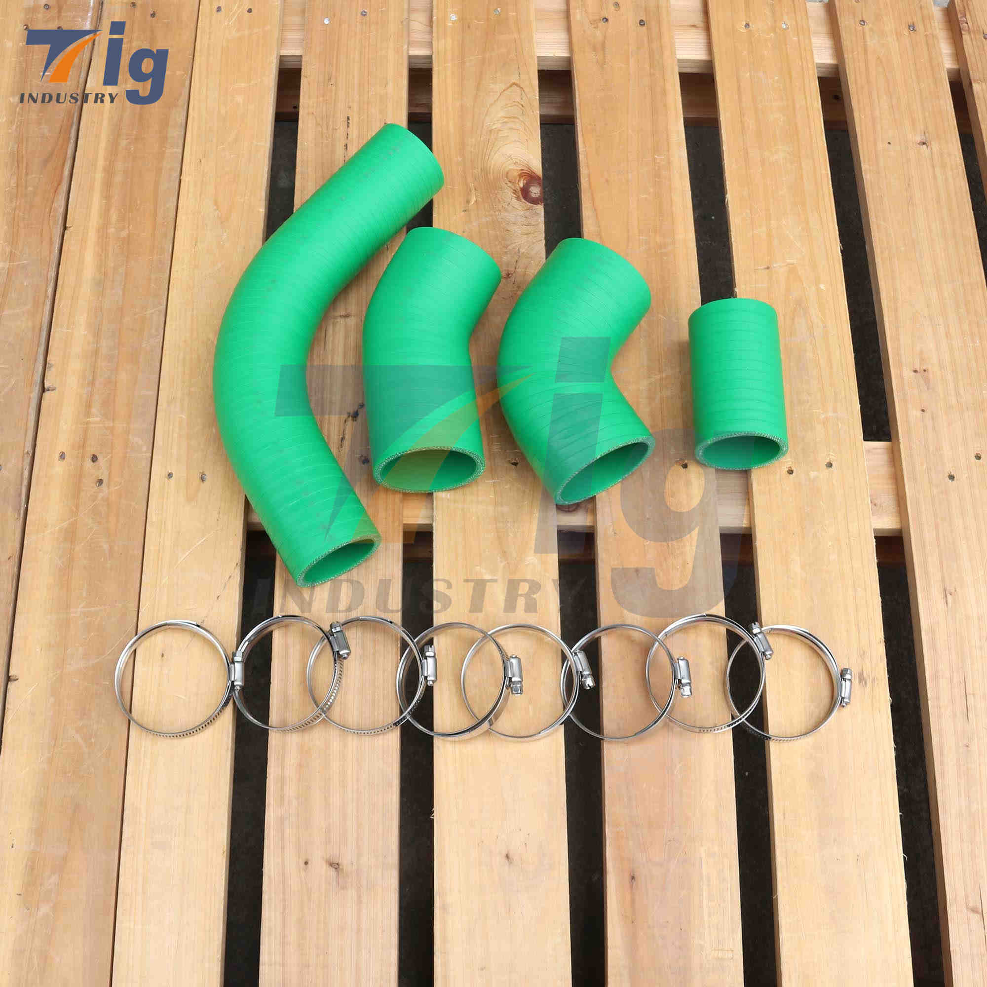 5-Ply Silicone CAC Intercooler Boot Kit GM Duramax 6.6L LB7 2002-2004 Silverado Sierra 2500 3500 Direct Fit OEM Upgrade