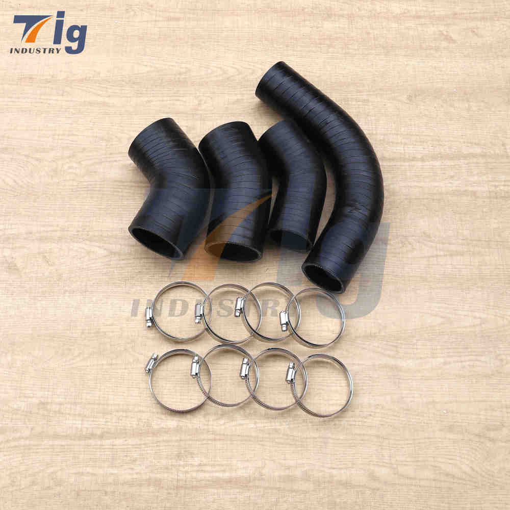 5-Ply Silicone CAC Intercooler Boot Kit GM Duramax 6.6L LB7 2001-2004 Silverado Sierra 2500 3500 Direct Fit OEM Upgrade