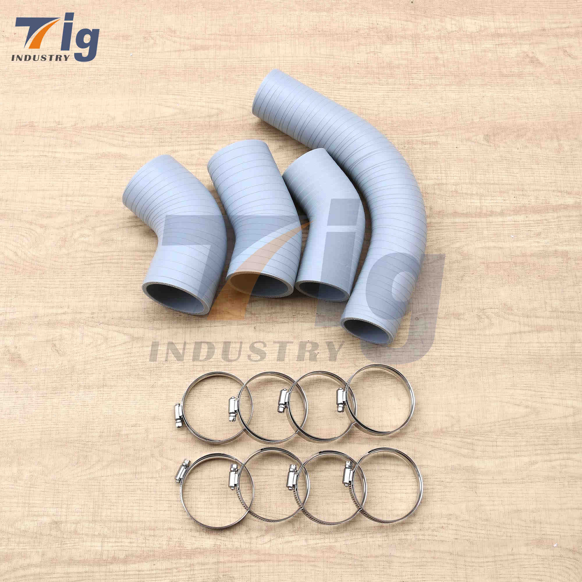 5-Ply Silicone CAC Intercooler Boot Kit GM Duramax 6.6L LB7 2001-2004 Silverado Sierra 2500 3500 Direct Fit OEM Upgrade