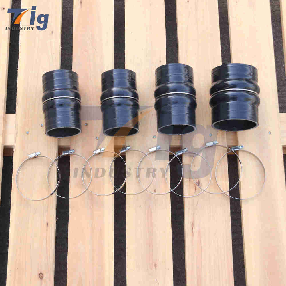 Silicone CAC Intercooler Boot Kit Dodge Ram 6.7L Cummins 2010-2012 2500 3500 Multi-Ply Reinforced Direct Fit OEM Upgrade