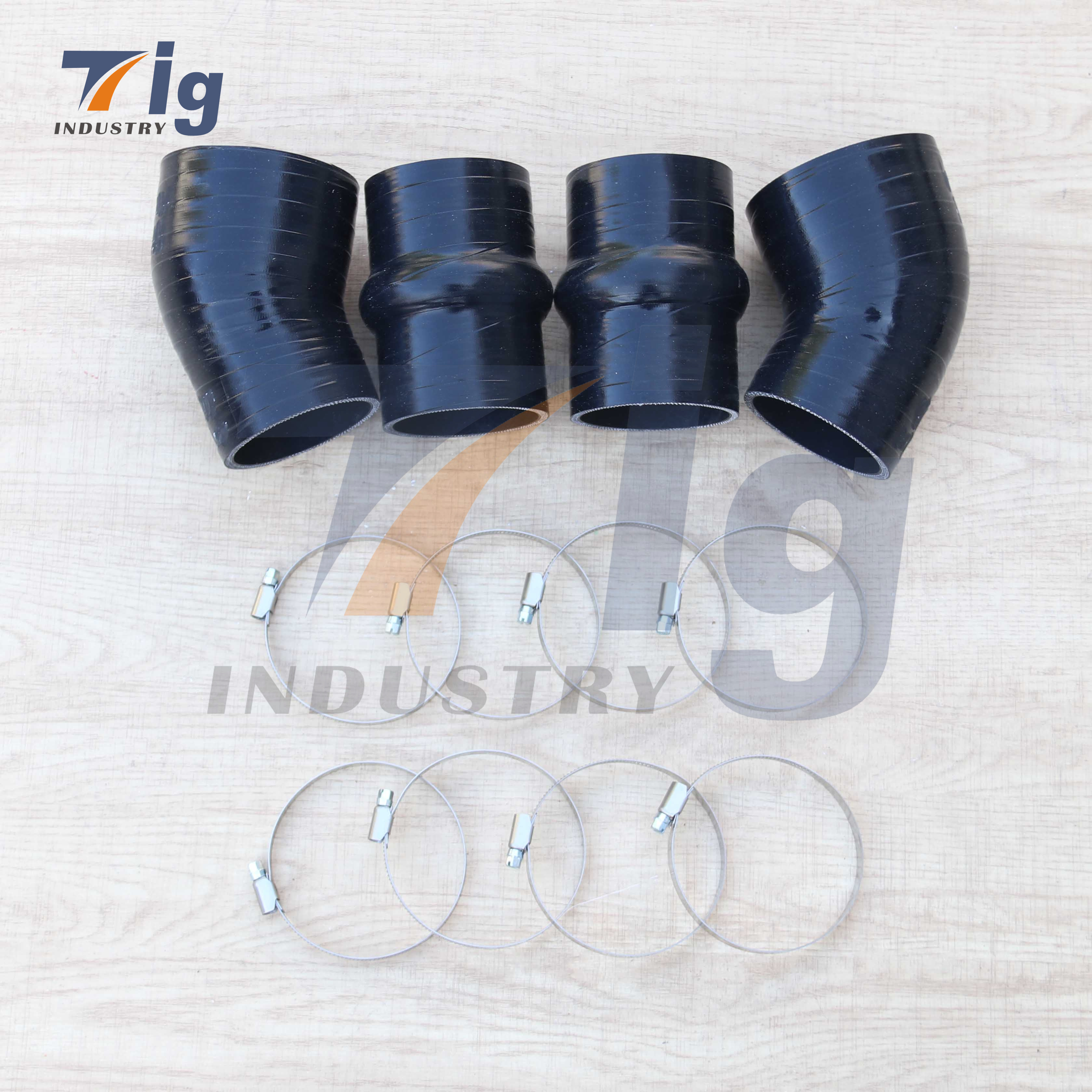 Silicone CAC Intercooler Boot Kit Dodge Ram 5.9L Cummins 12V 24V 1994-2002 2500 3500 Reinforced Direct Fit OEM Upgrade