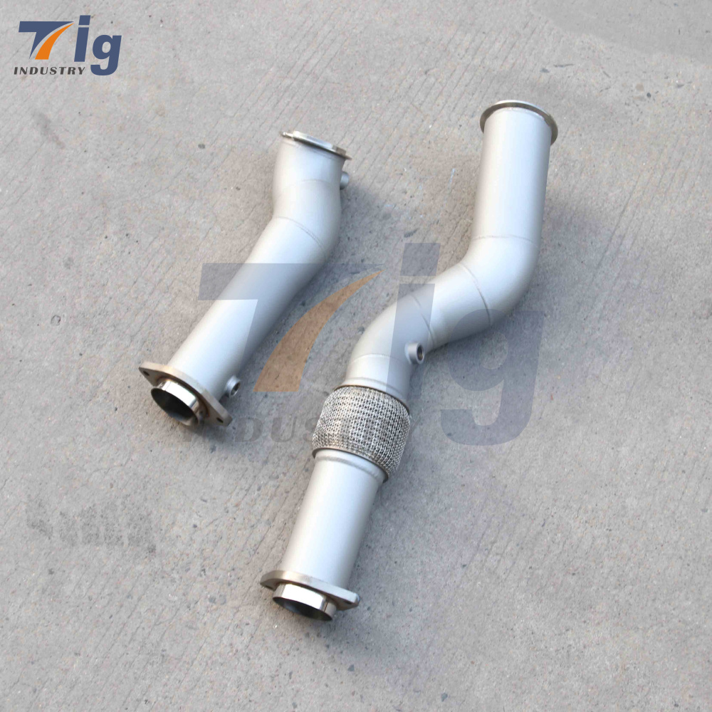 Ceramic Coating SS304 Downpipe S58 Engine G80 M3 G82 G83 M4