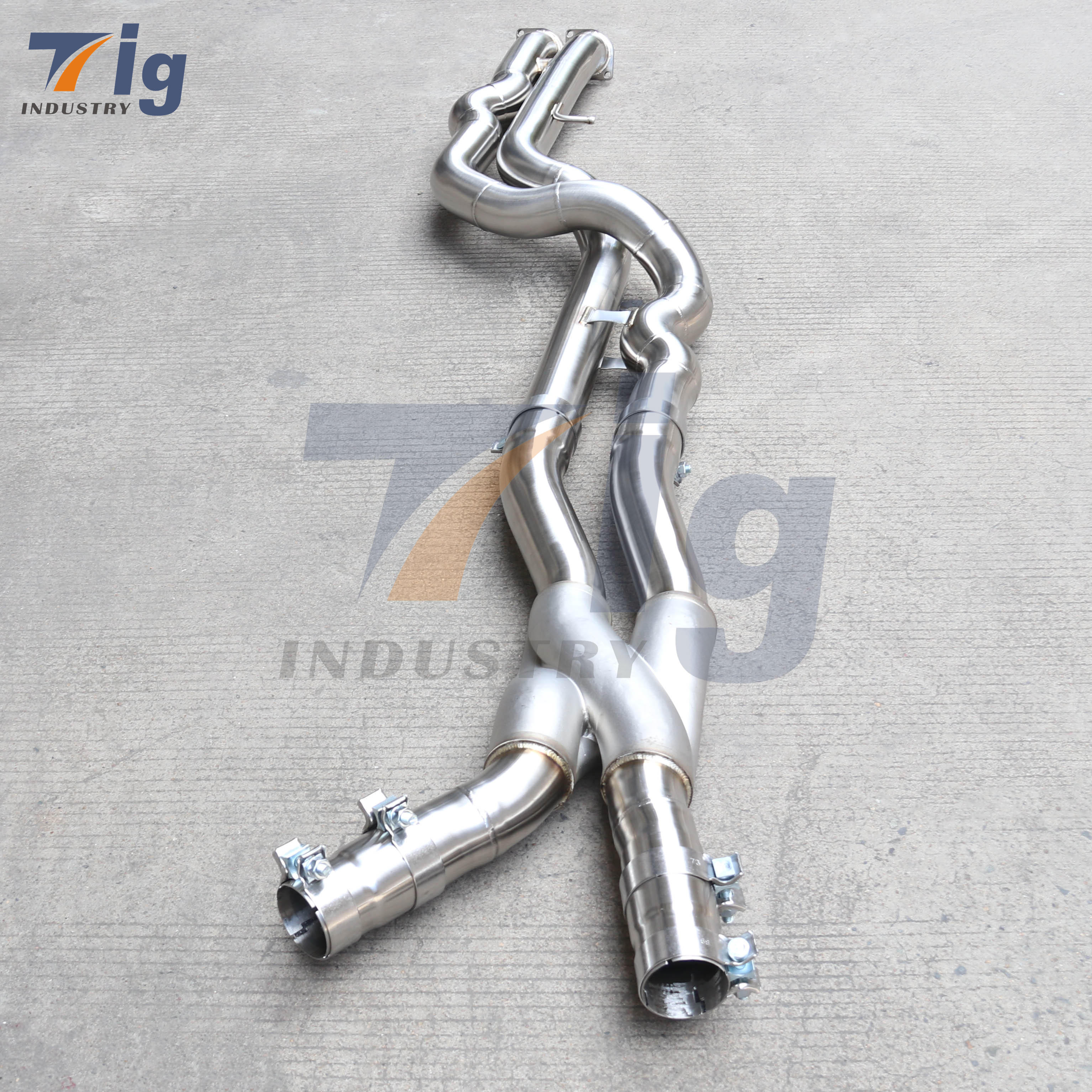 Equal Length Z Pipe Midpipe Exhaust System BMW M3 F80 M4 F82 F83 S55 3.0L 2014-2020 T304 Stainless Steel