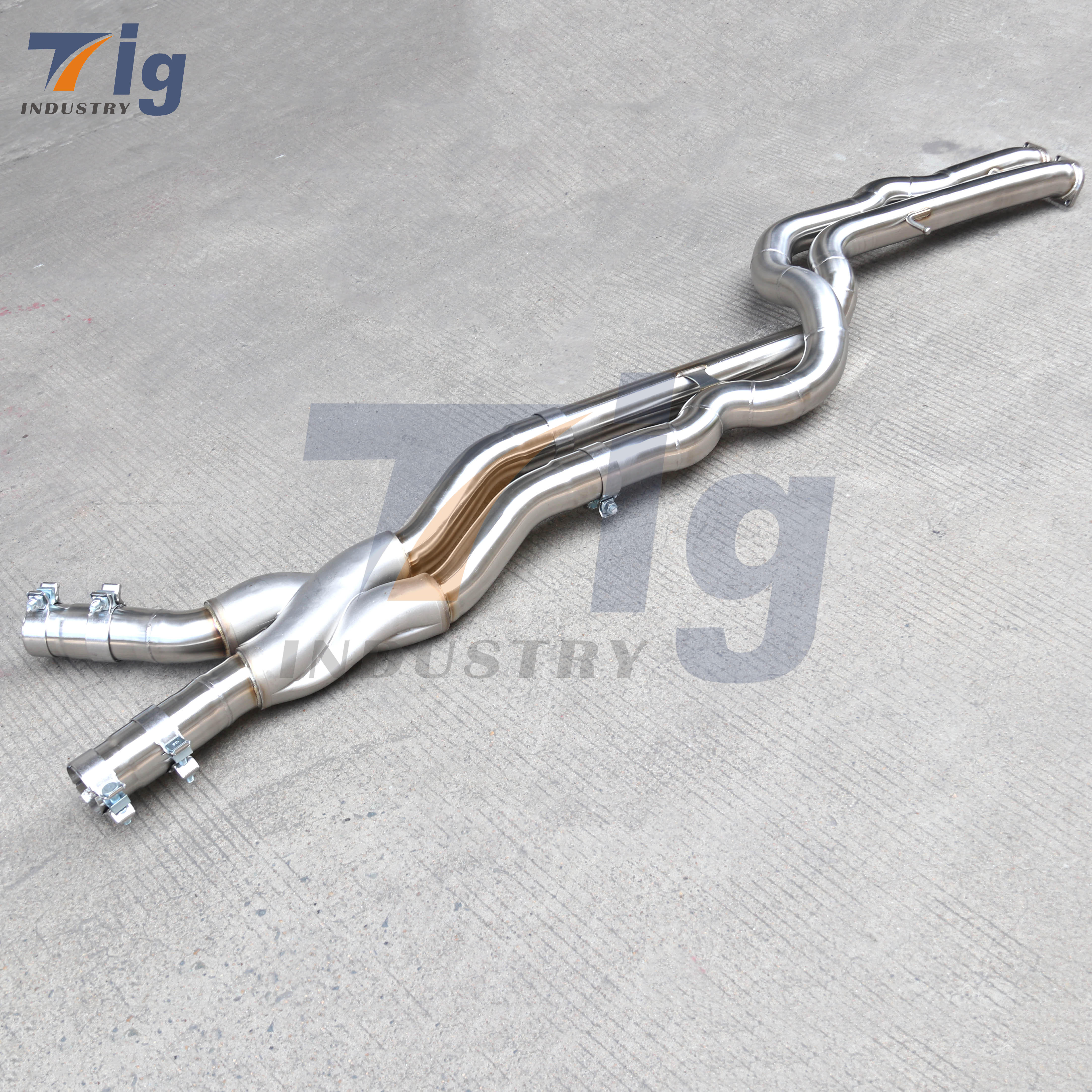 Equal Length Z Pipe Midpipe Exhaust System BMW M3 F80 M4 F82 F83 S55 3.0L 2014-2020 T304 Stainless Steel