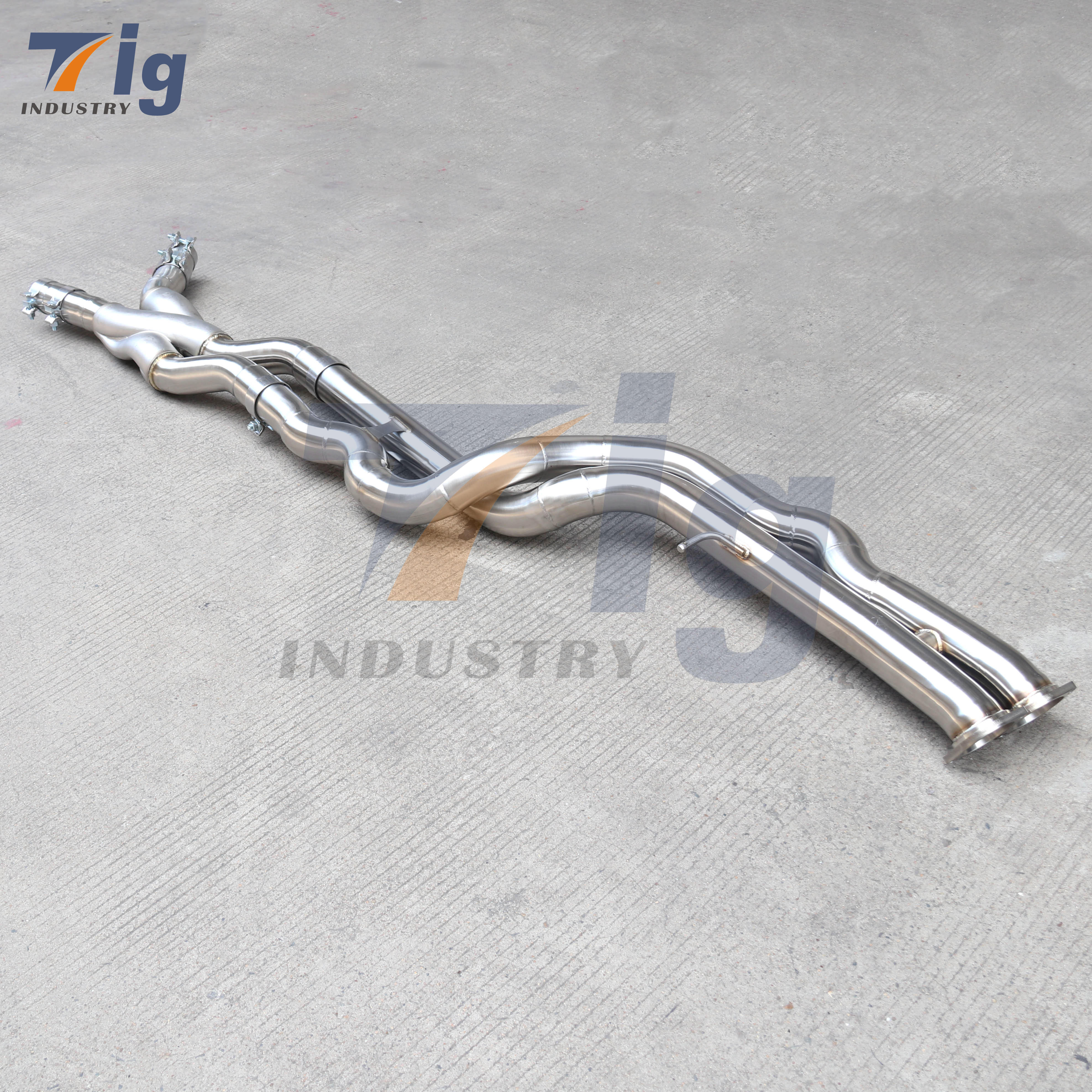 Equal Length Z Pipe Midpipe Exhaust System BMW M3 F80 M4 F82 F83 S55 3.0L 2014-2020 T304 Stainless Steel