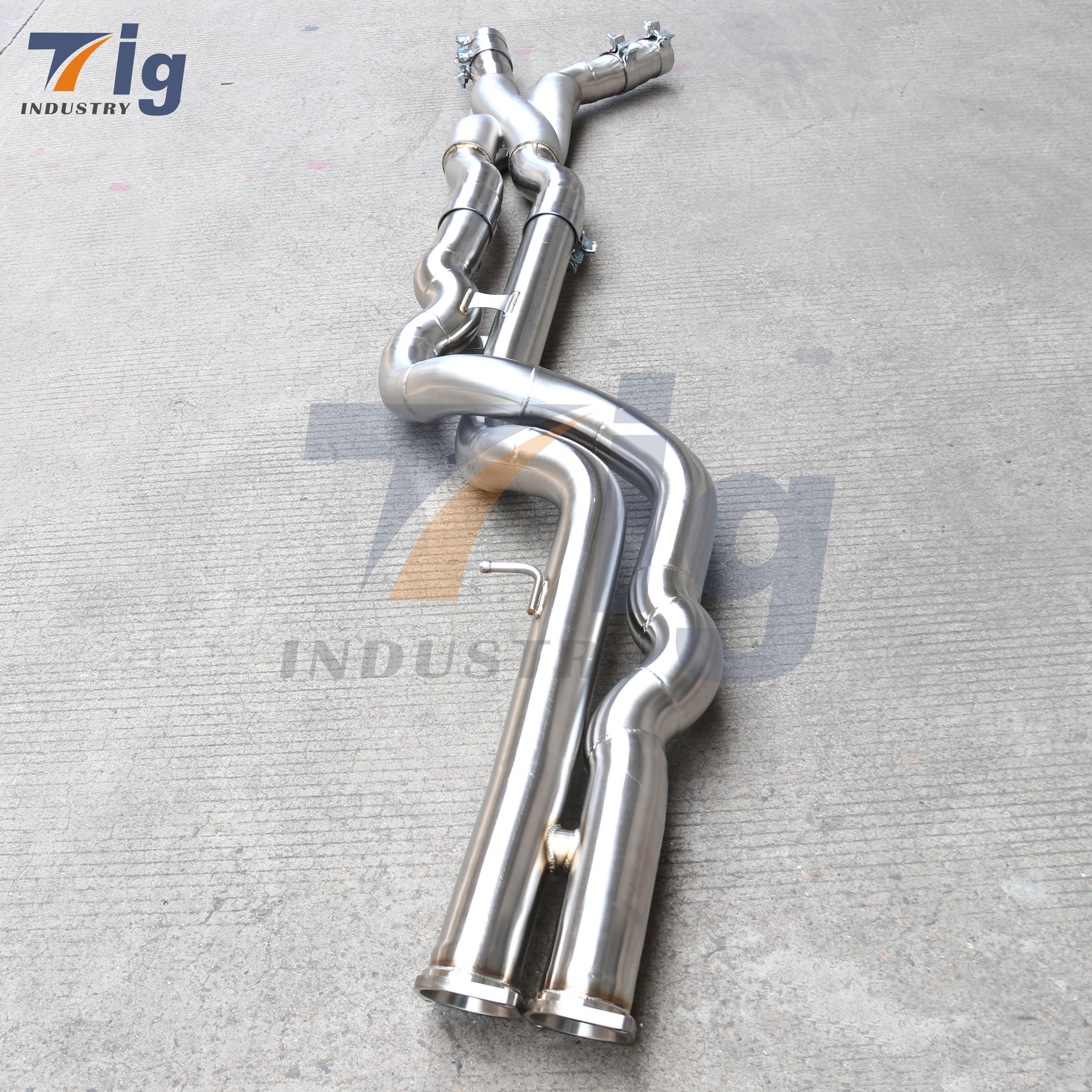 Equal Length Z Pipe Midpipe Exhaust System BMW M3 F80 M4 F82 F83 S55 3.0L 2014-2020 T304 Stainless Steel