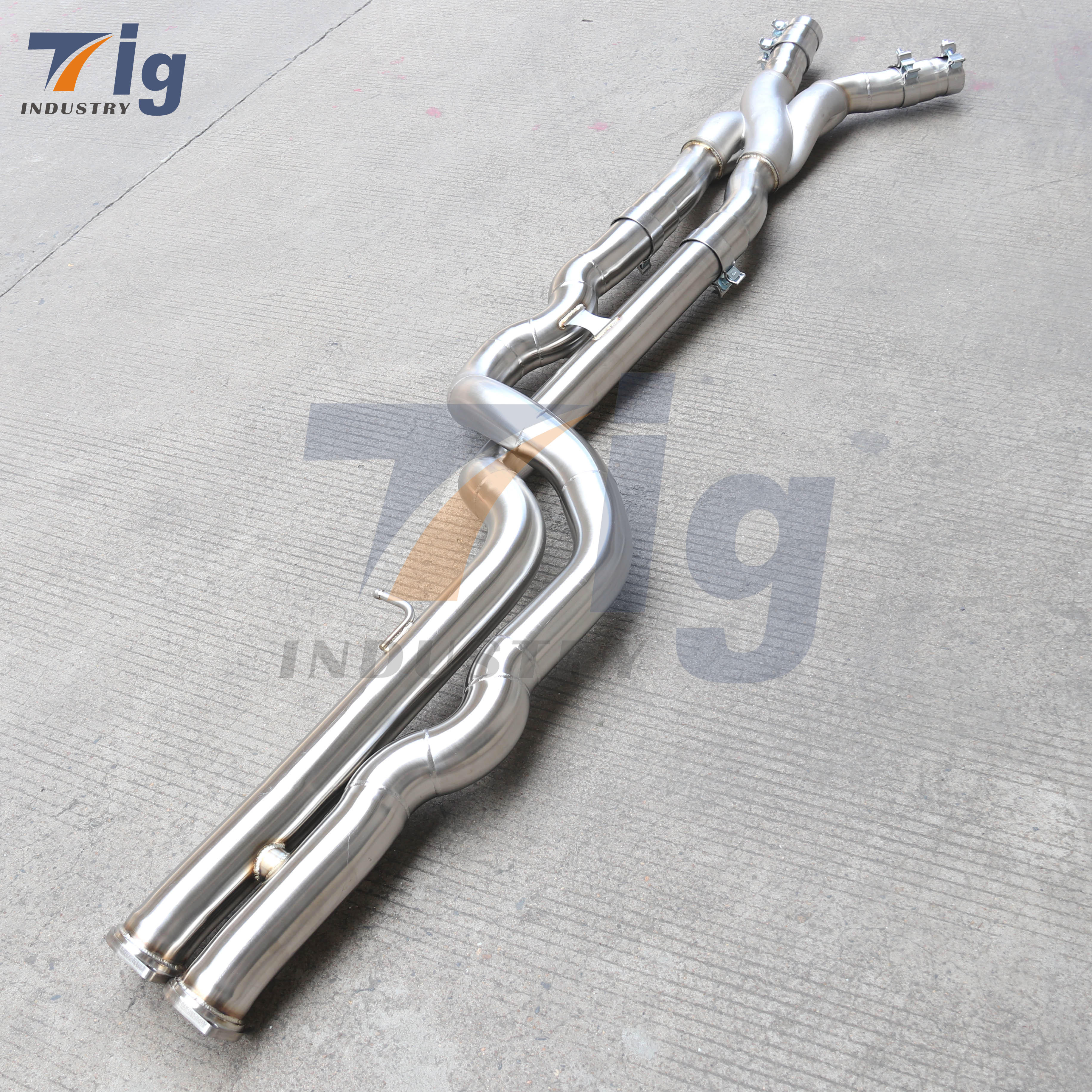 Equal Length Z Pipe Midpipe Exhaust System BMW M3 F80 M4 F82 F83 S55 3.0L 2014-2020 T304 Stainless Steel