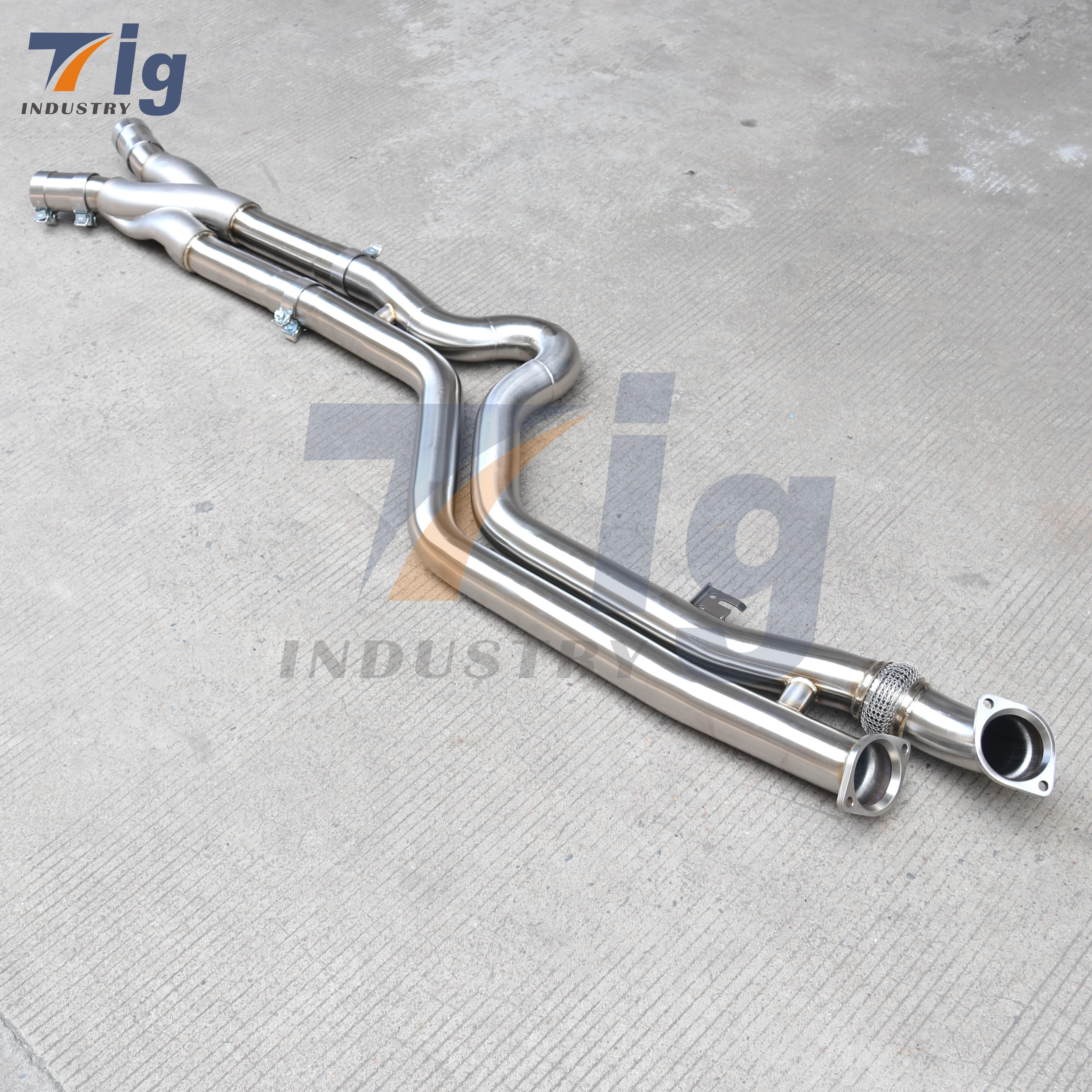 Equal Length Z Pipe Midpipe Exhaust System BMW G80 M3 G82 M4 S58 3.0L 2021+ T304 Stainless Steel