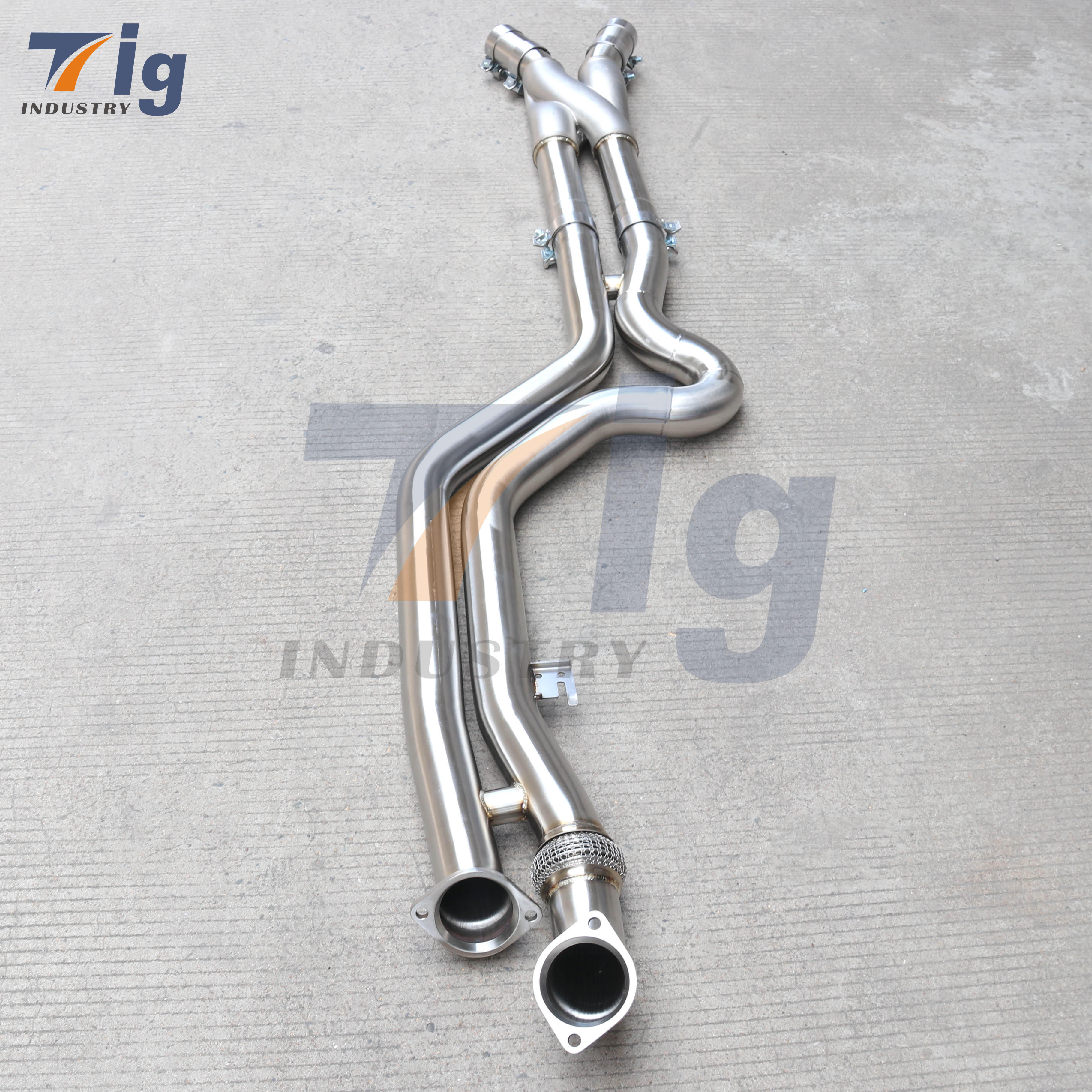 Equal Length Z Pipe Midpipe Exhaust System BMW G80 M3 G82 M4 S58 3.0L 2021+ T304 Stainless Steel